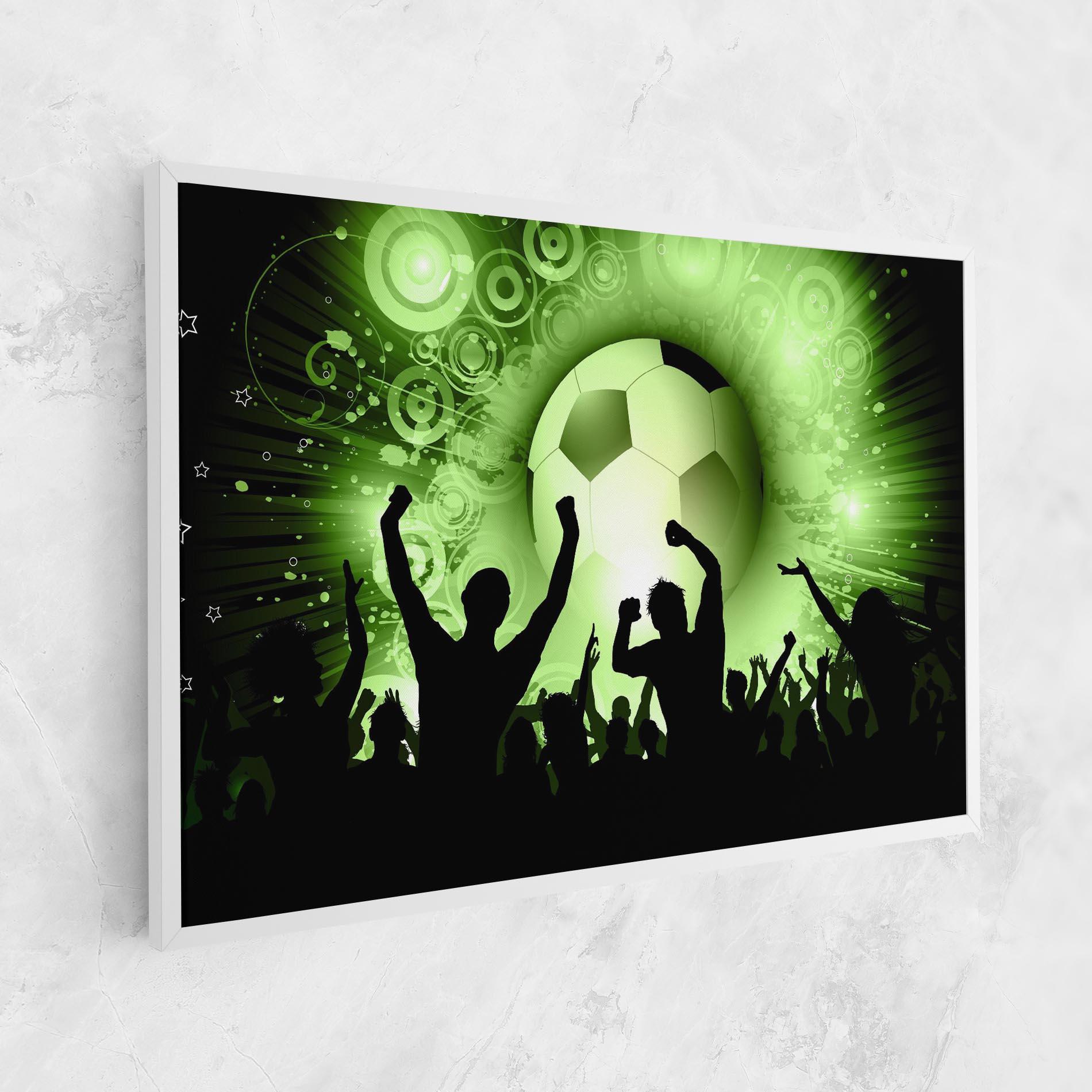 Leinwandbild Football Crowd mockup 1