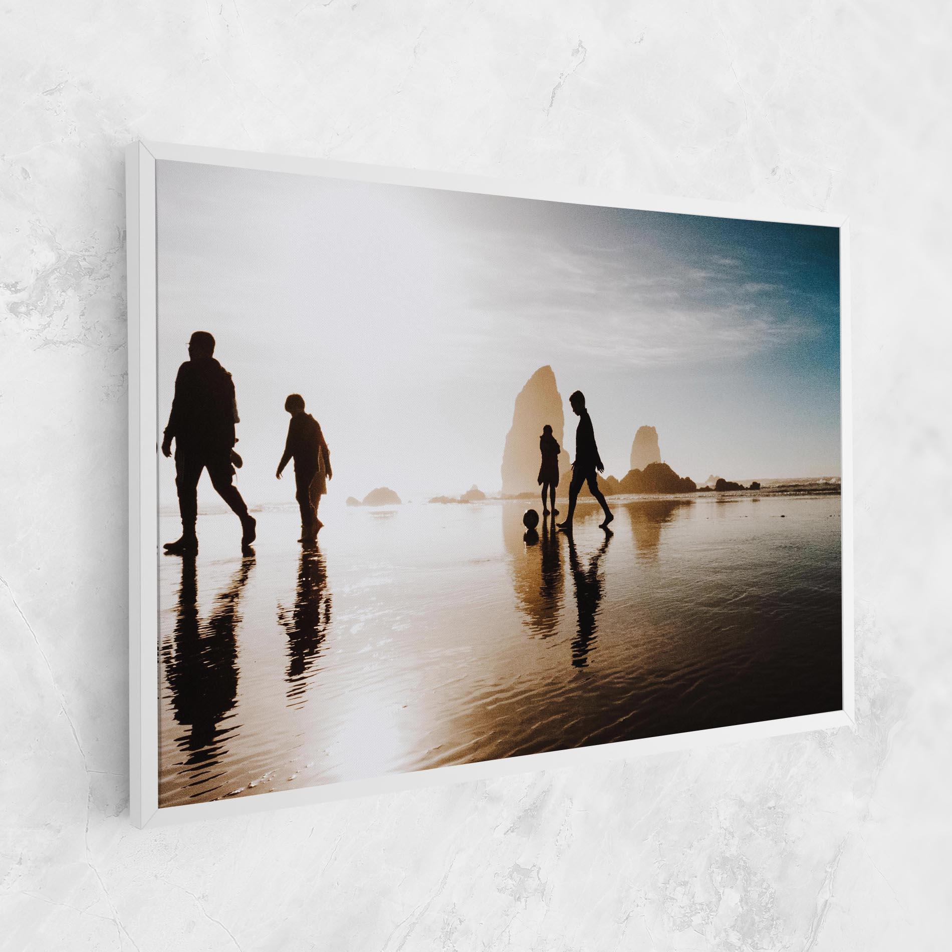 Leinwandbild Football On Water mockup 1