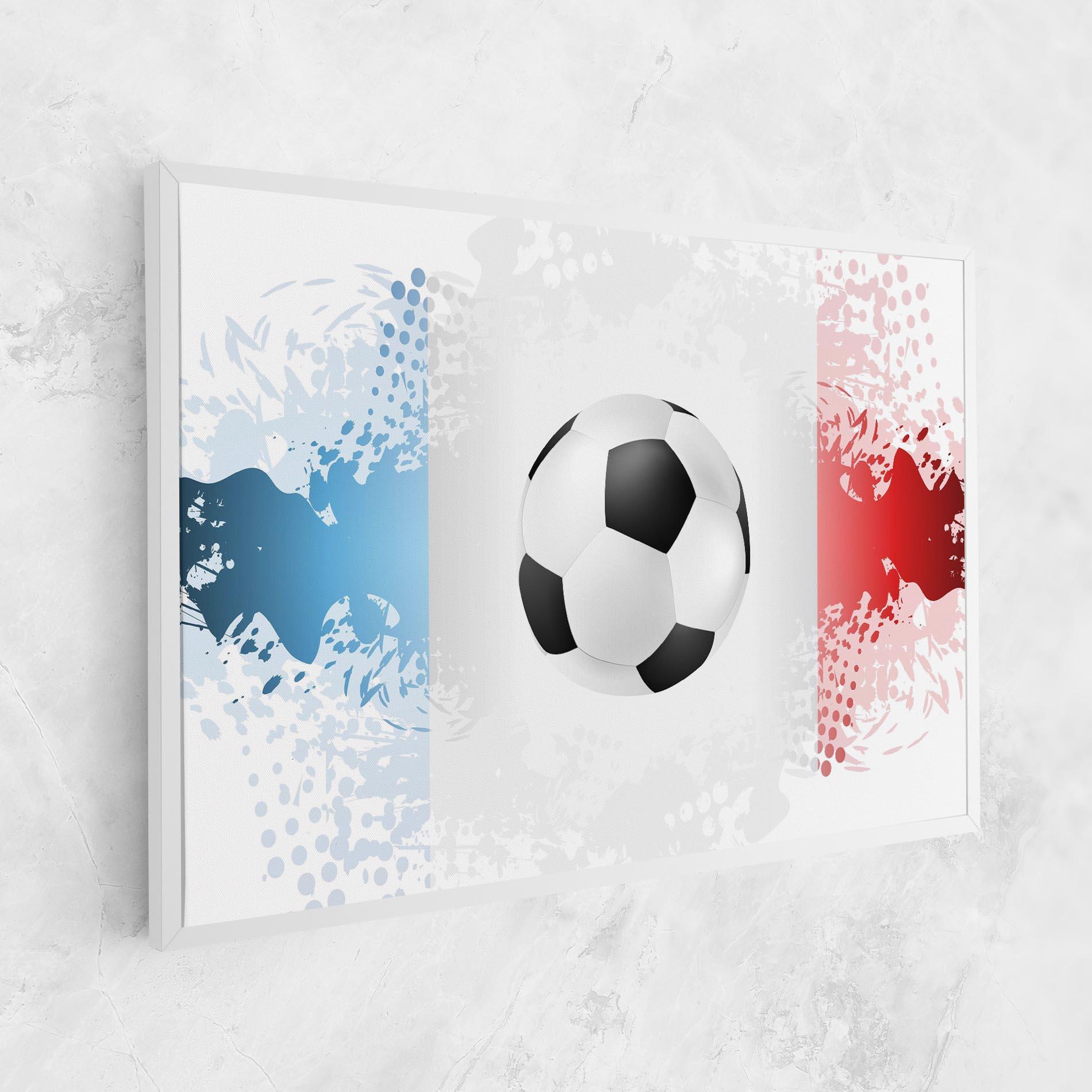 Leinwandbild France Football mockup 1