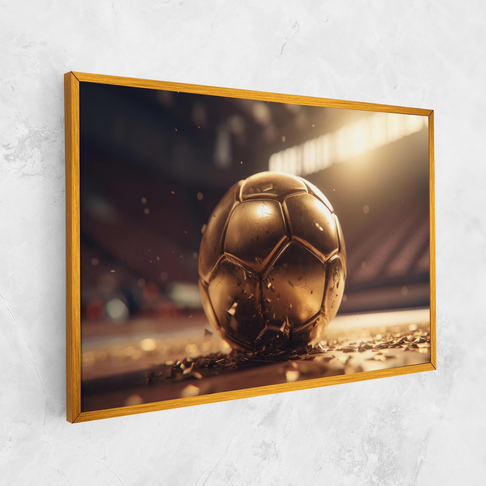 Leinwandbild Award For Football mockup 1