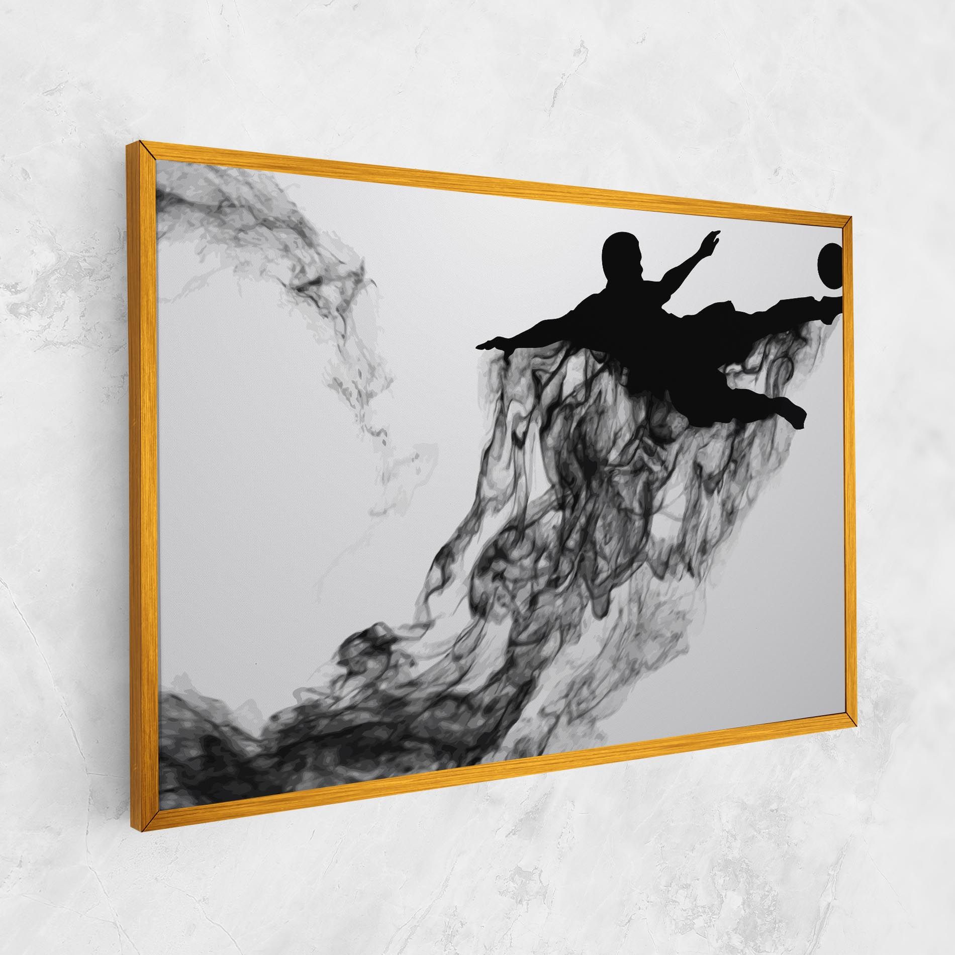 Black Smoke Football mockup 1