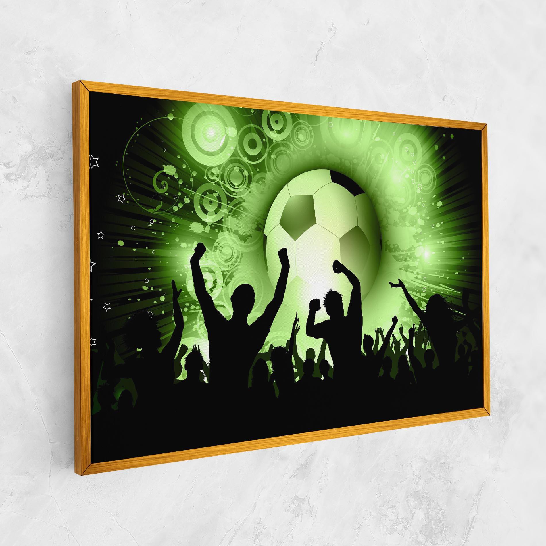 Leinwandbild Football Crowd mockup 1