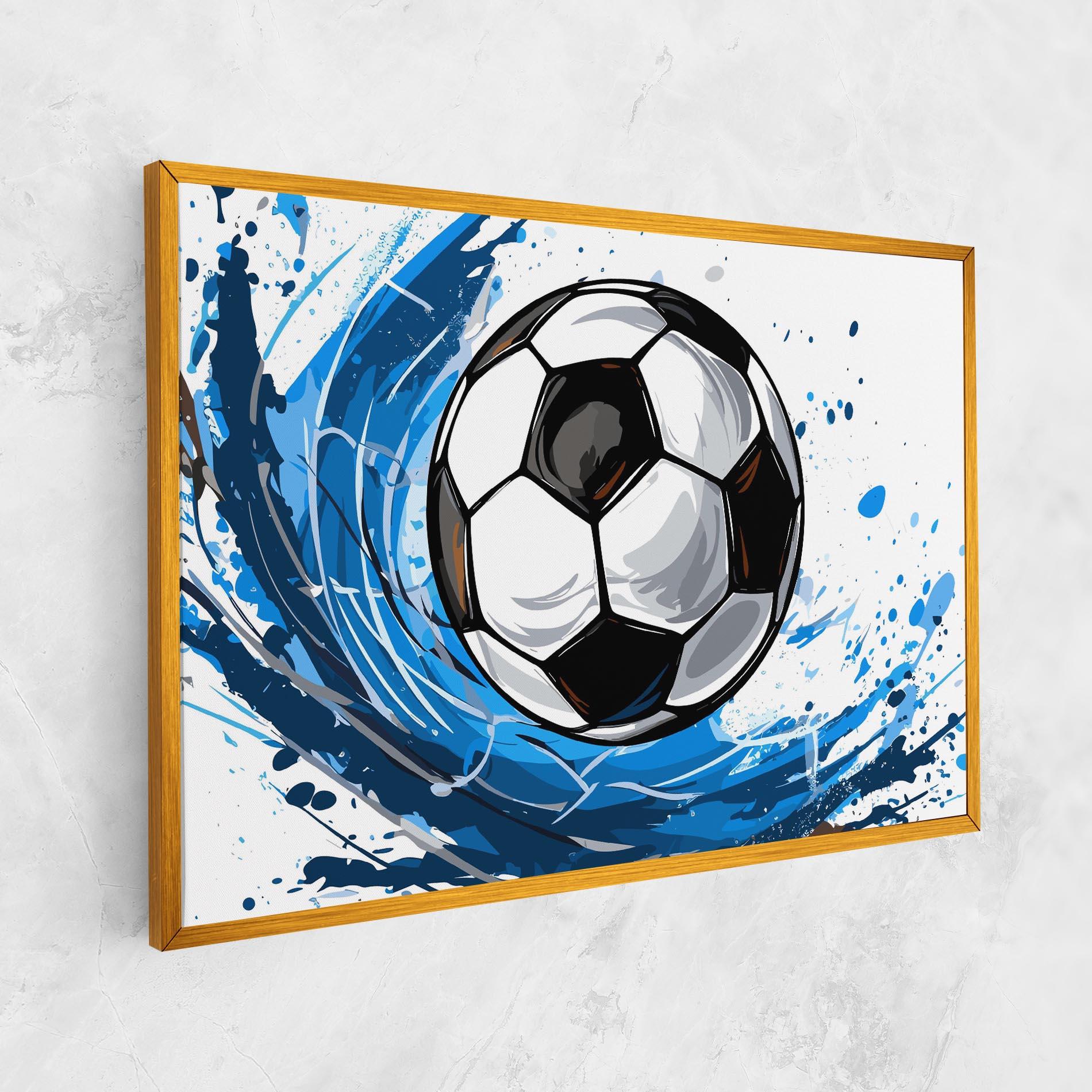 Leinwandbild Football Wave mockup 1