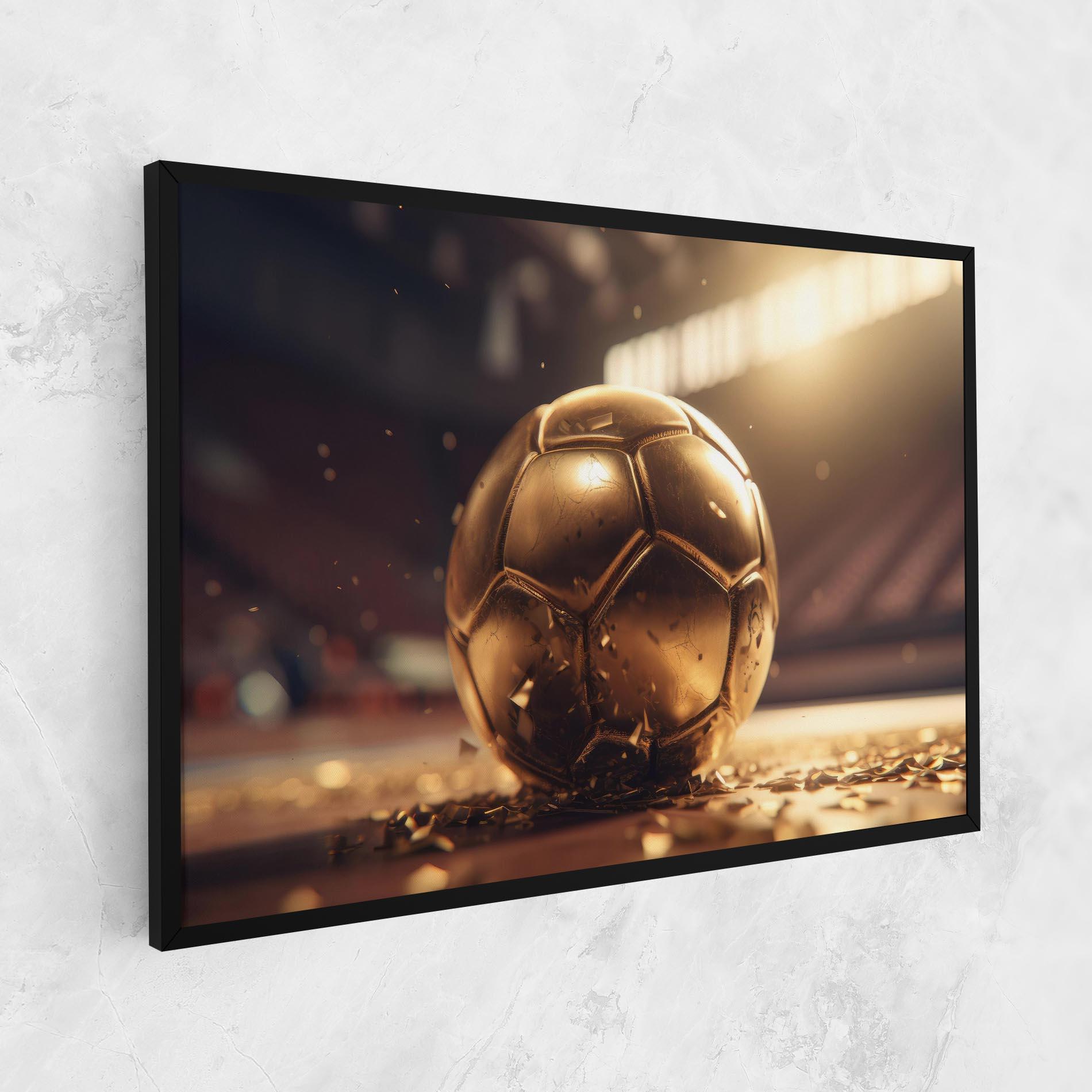 Leinwandbild Award For Football mockup 1