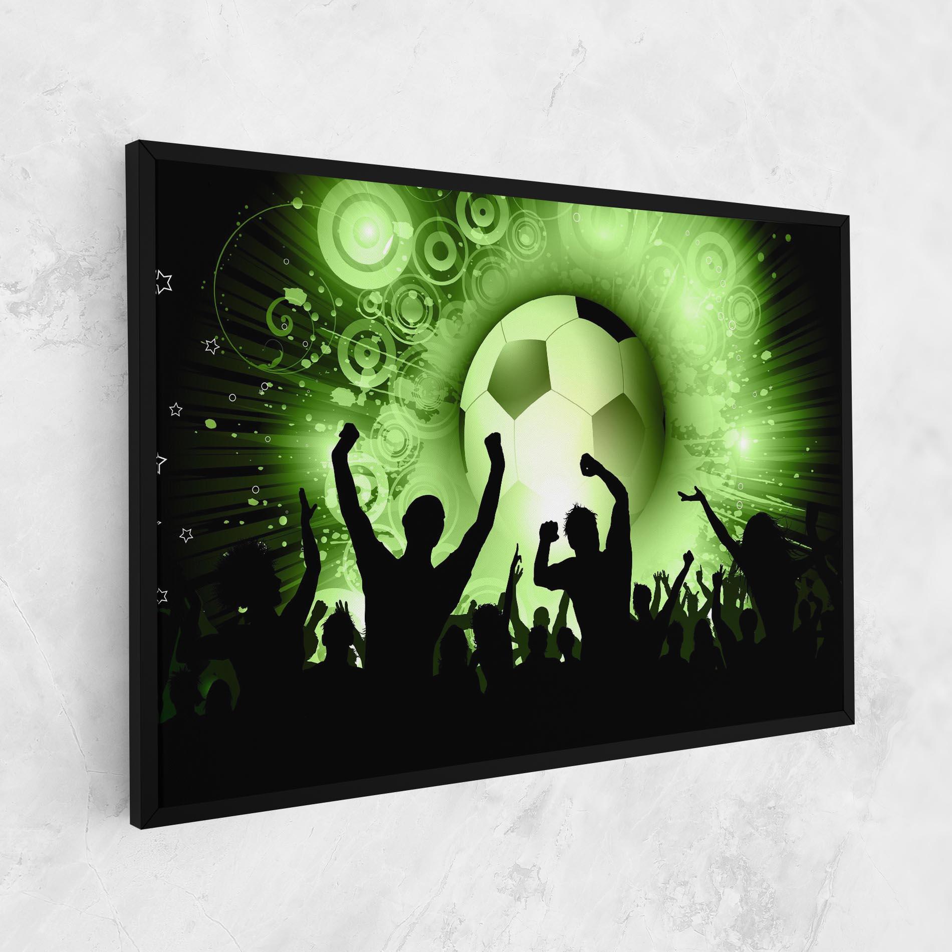 Leinwandbild Football Crowd mockup 1