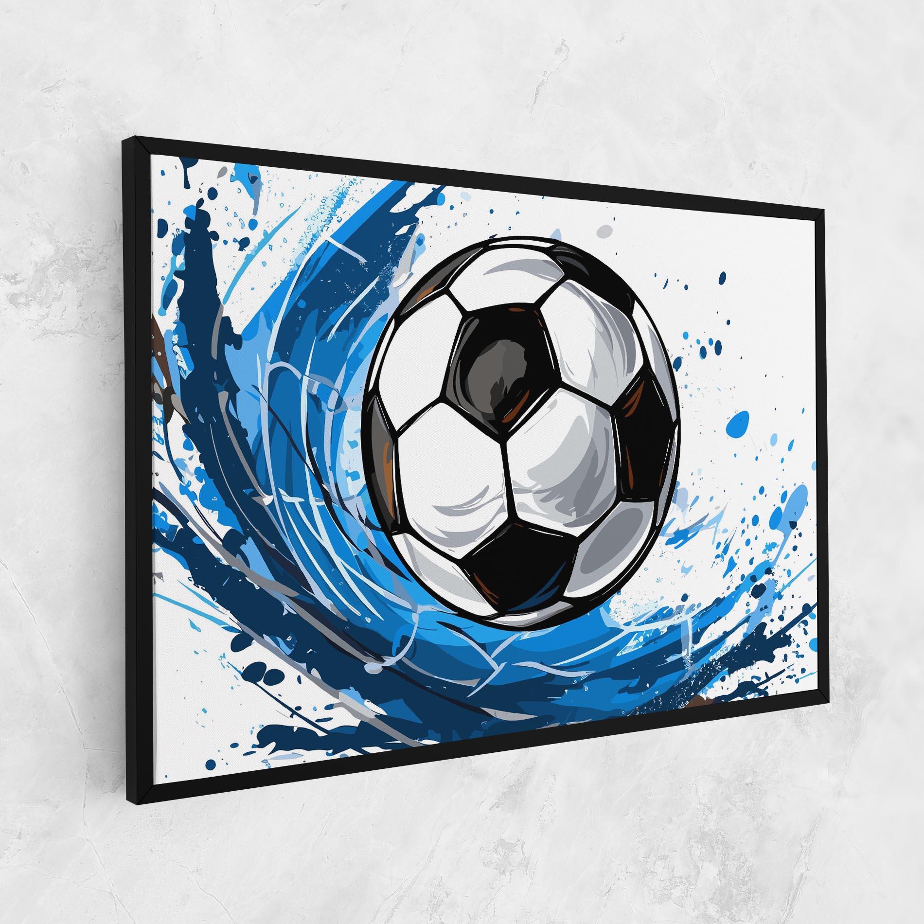 Leinwandbild Football Wave mockup 1