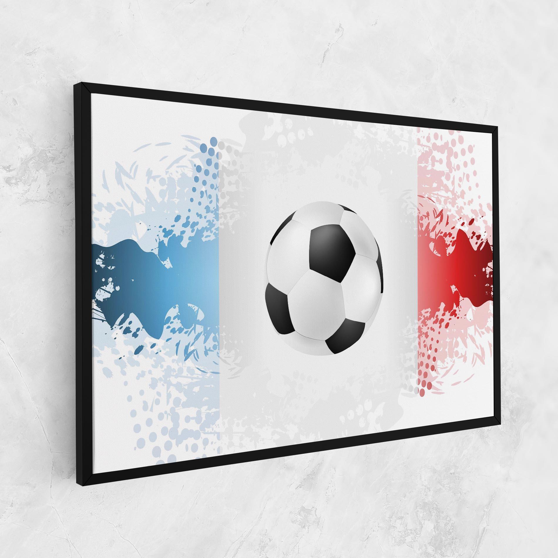 Leinwandbild France Football mockup 1