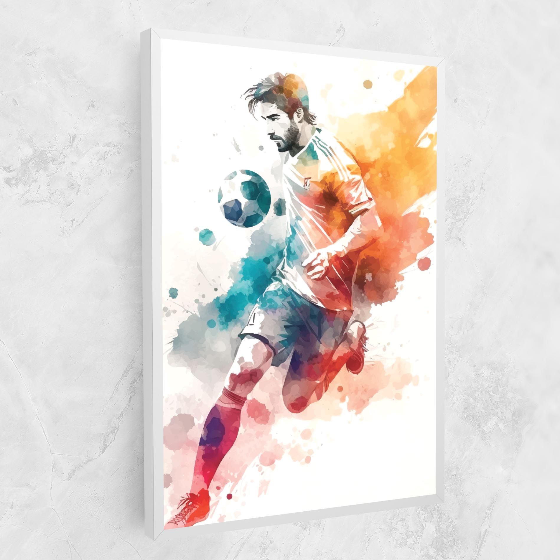 Football Watercolor mockup 1