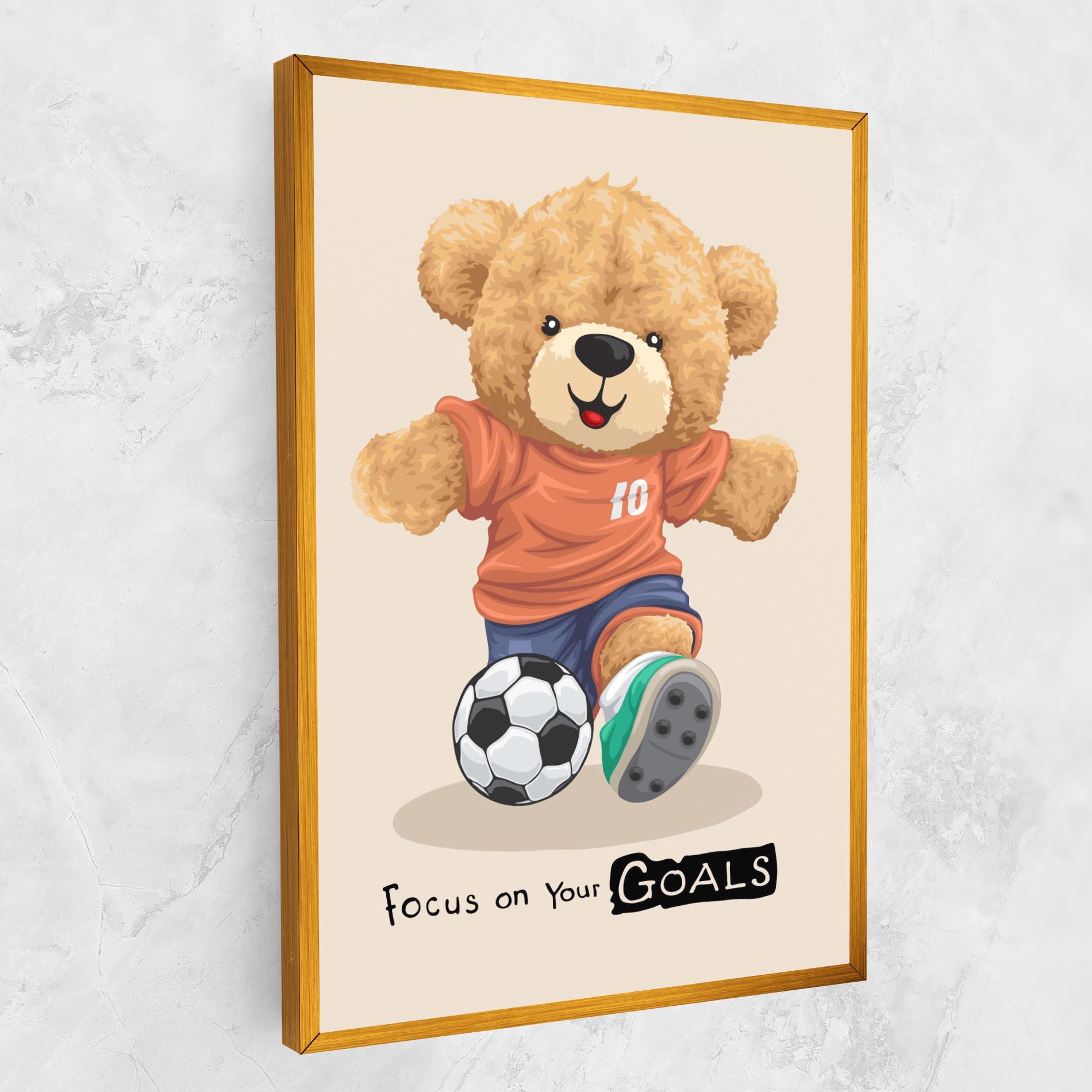 Leinwandbild Goals Focus mockup 1