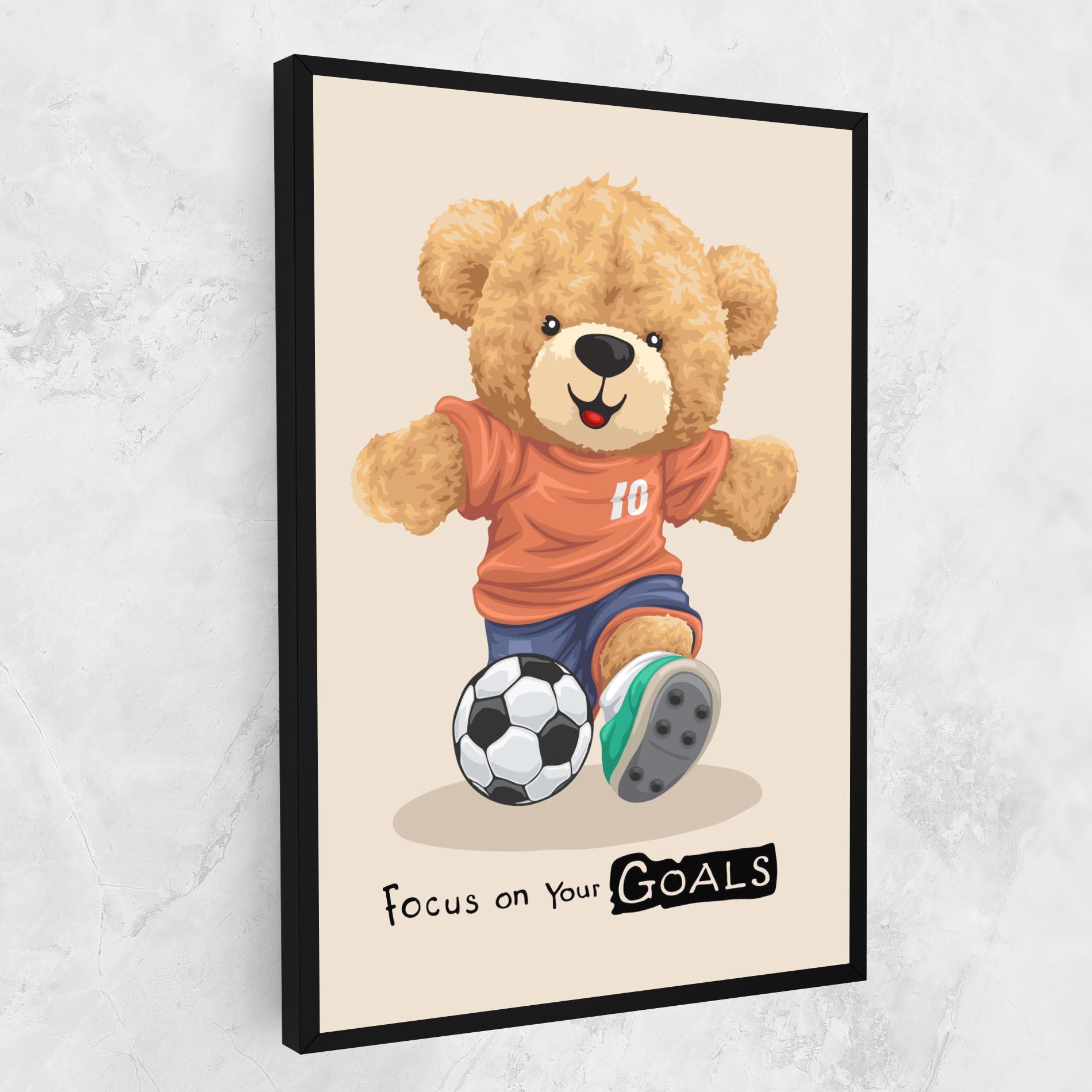 Leinwandbild Goals Focus mockup 1