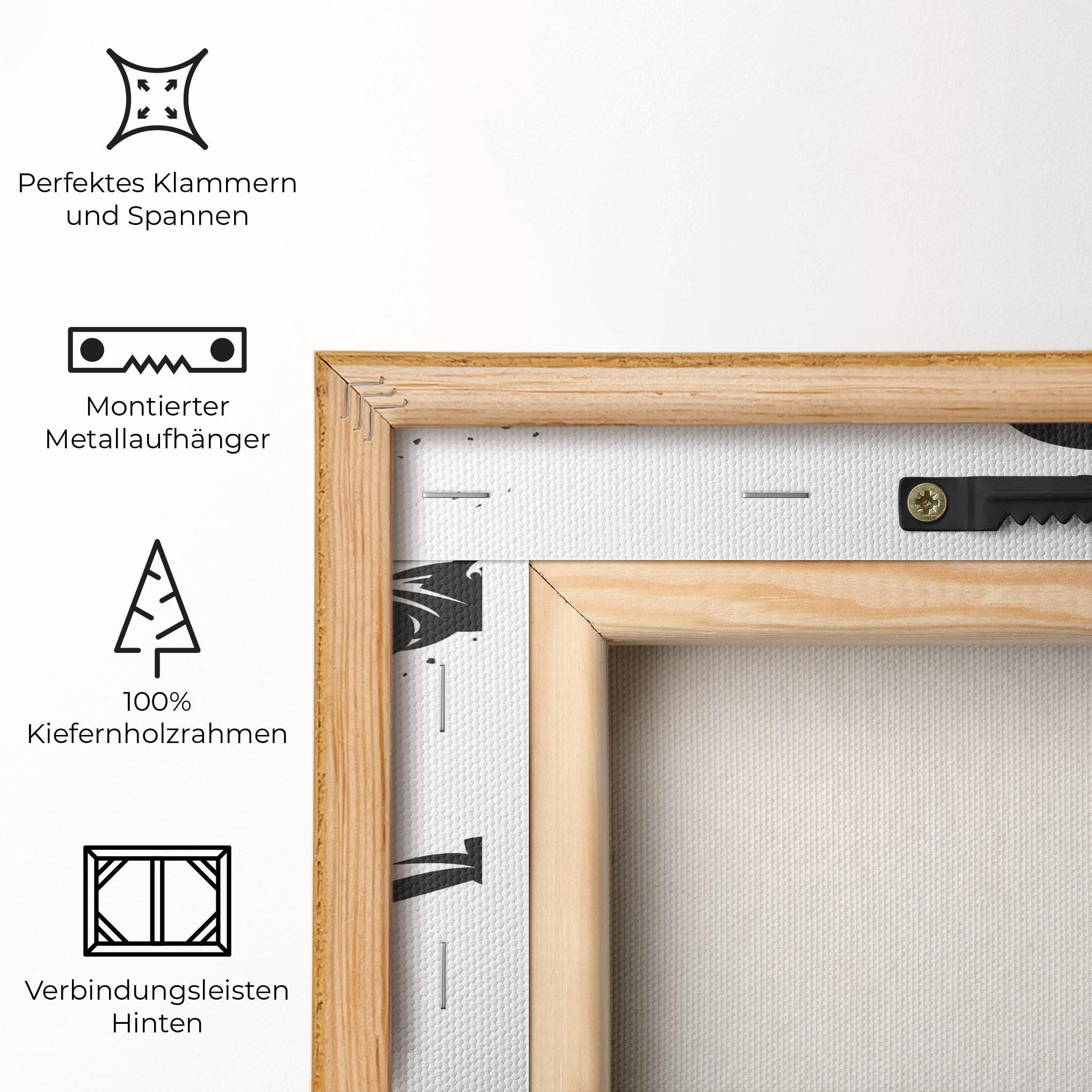 Leinwandbild Air Football mockup 5