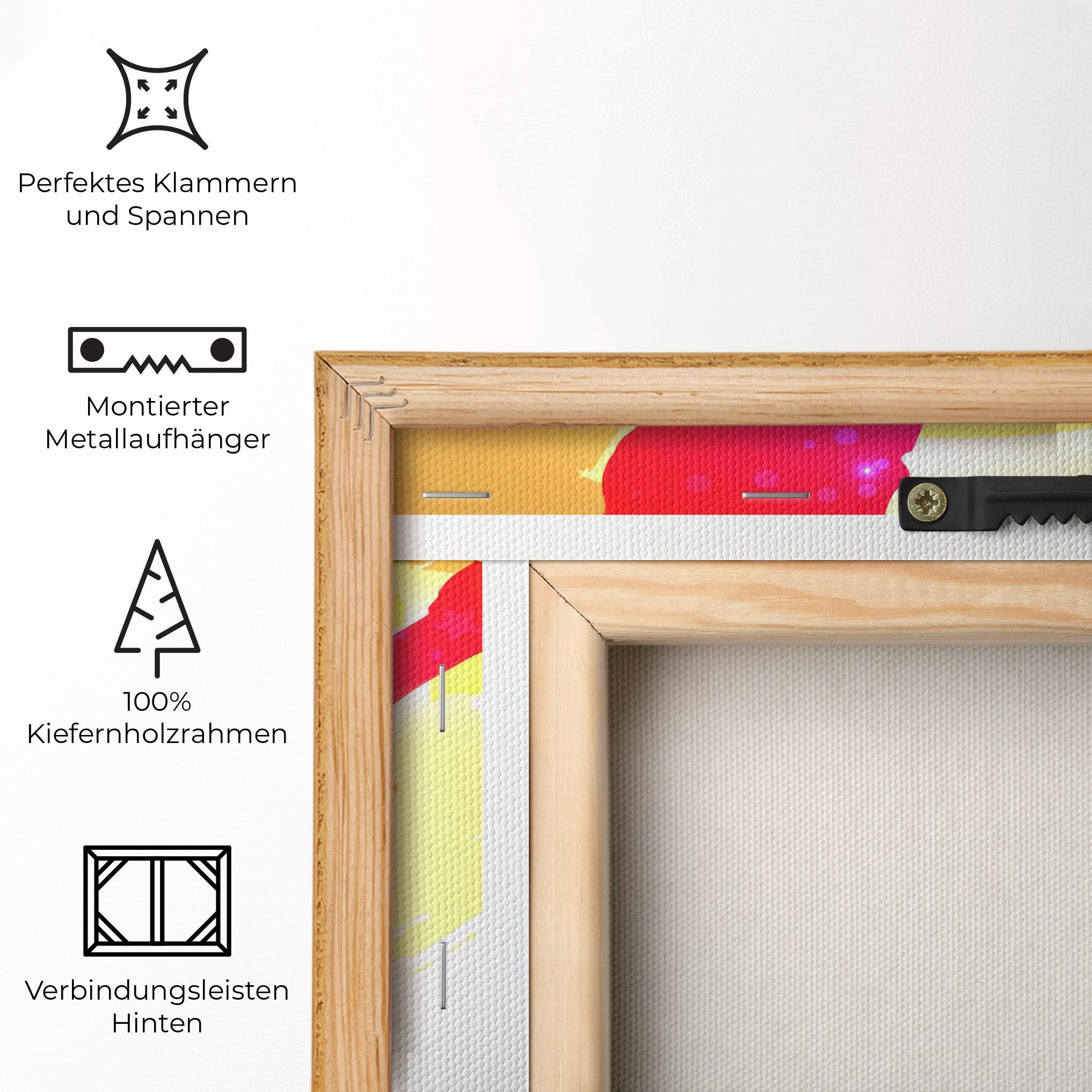 Leinwandbild Football Gold Art mockup 5