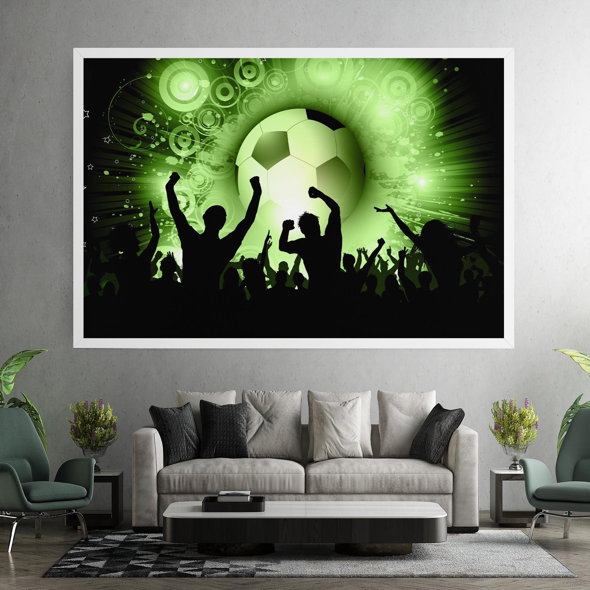 Leinwandbild Football Crowd mockup 7