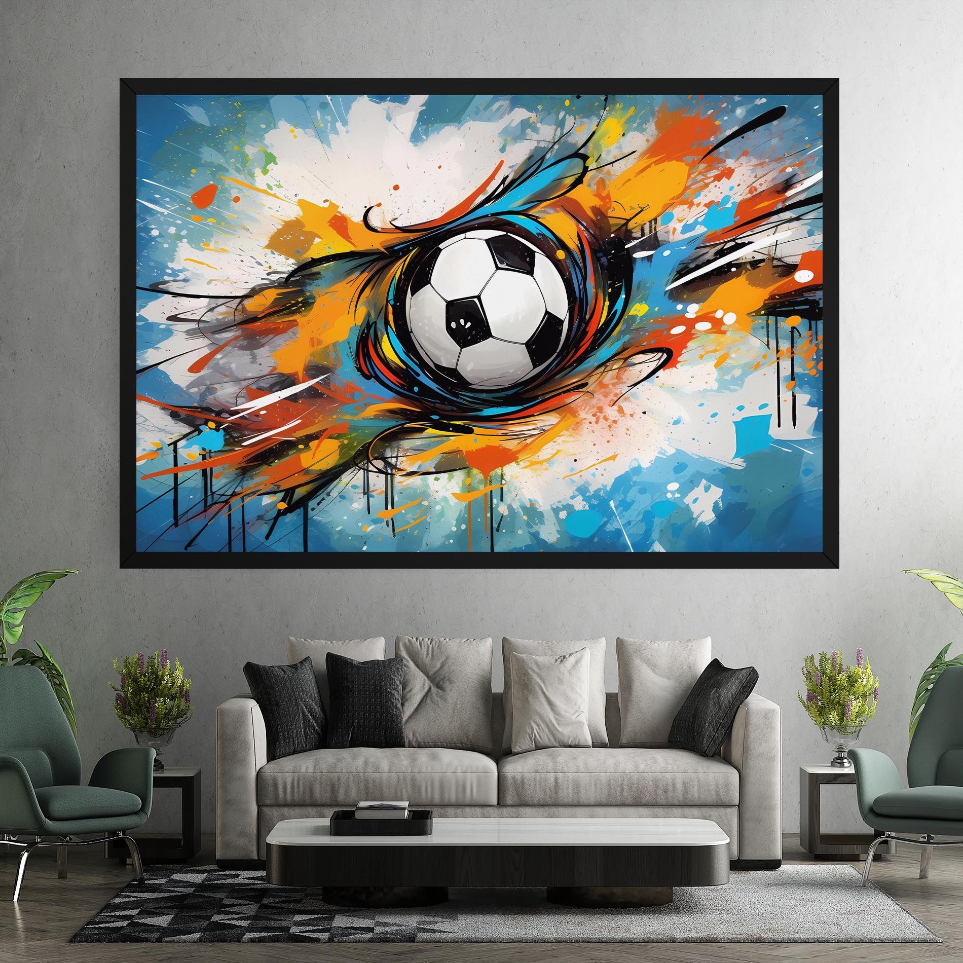 Football Flight Graffiti mockup 7