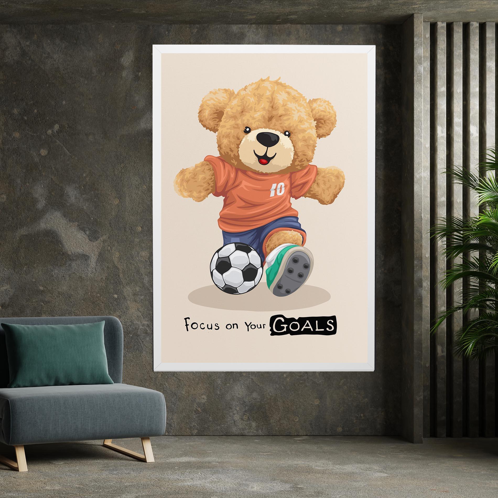 Leinwandbild Goals Focus mockup 7