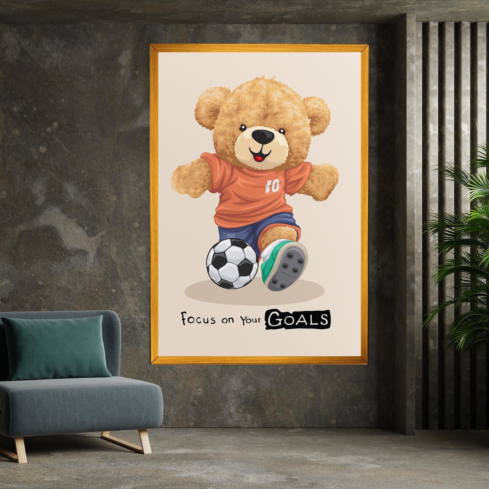 Leinwandbild Goals Focus mockup 7