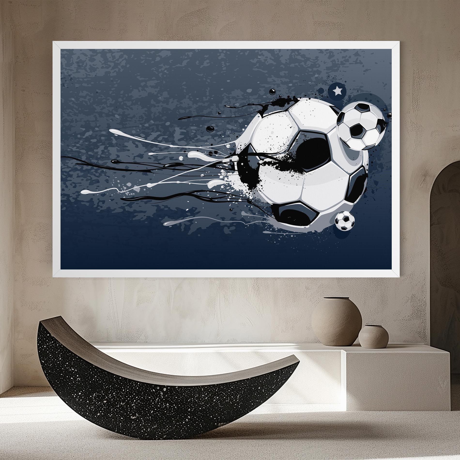 Blue Football mockup 8