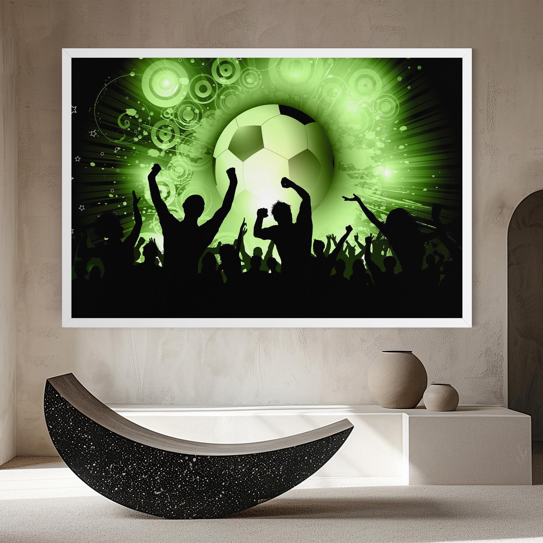 Leinwandbild Football Crowd mockup 8