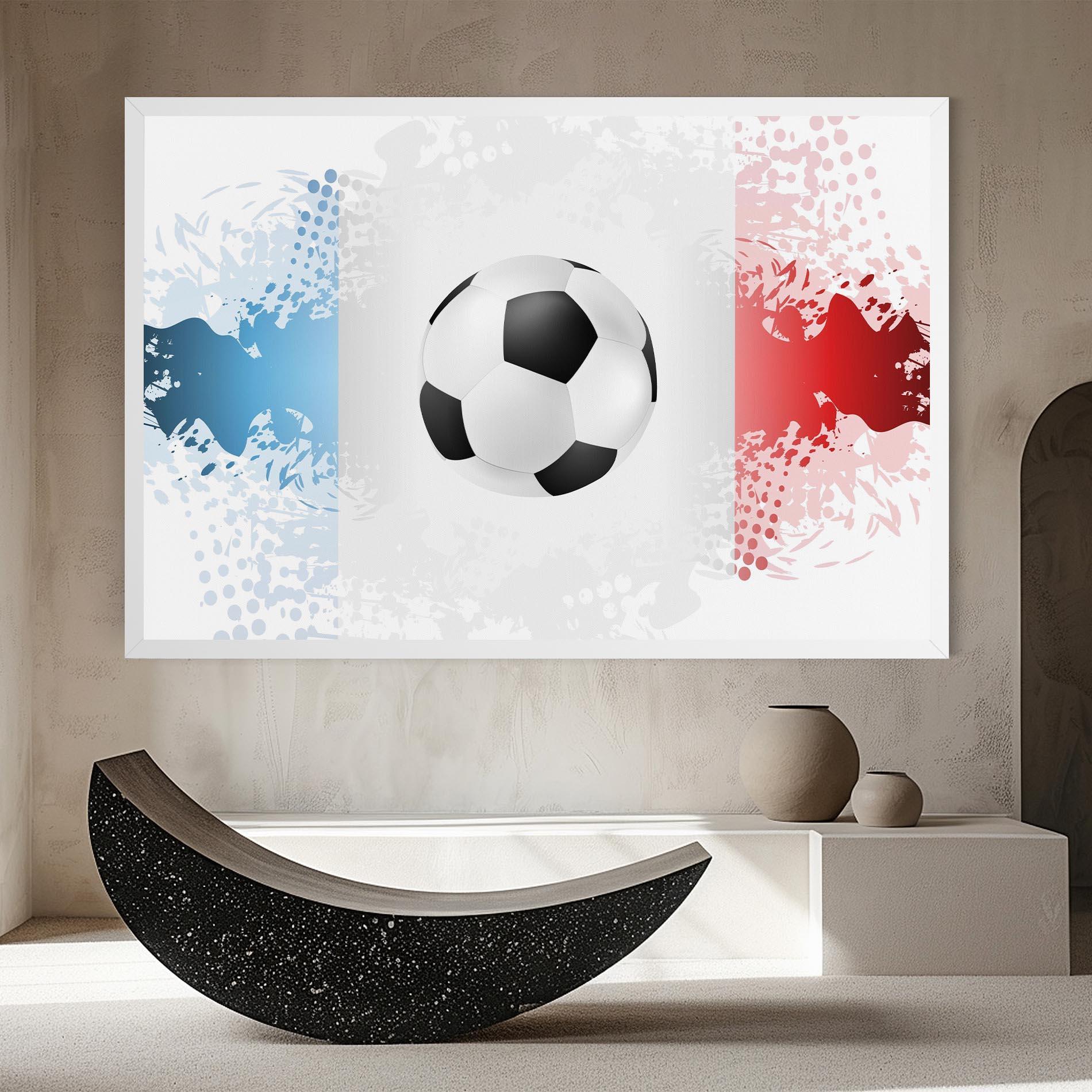 Leinwandbild France Football mockup 8