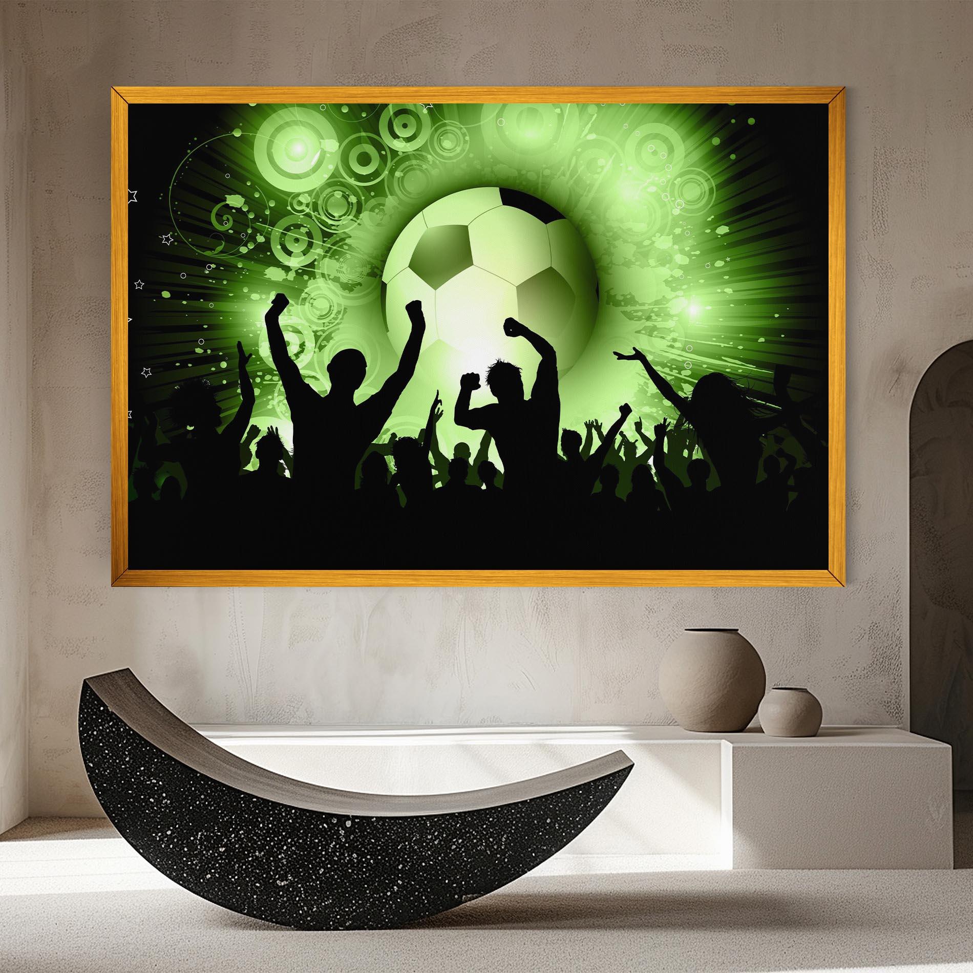 Leinwandbild Football Crowd mockup 8