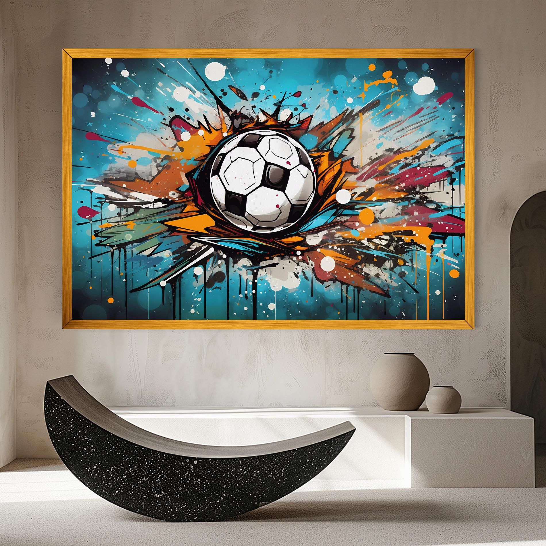 Football Graffiti Style mockup 8