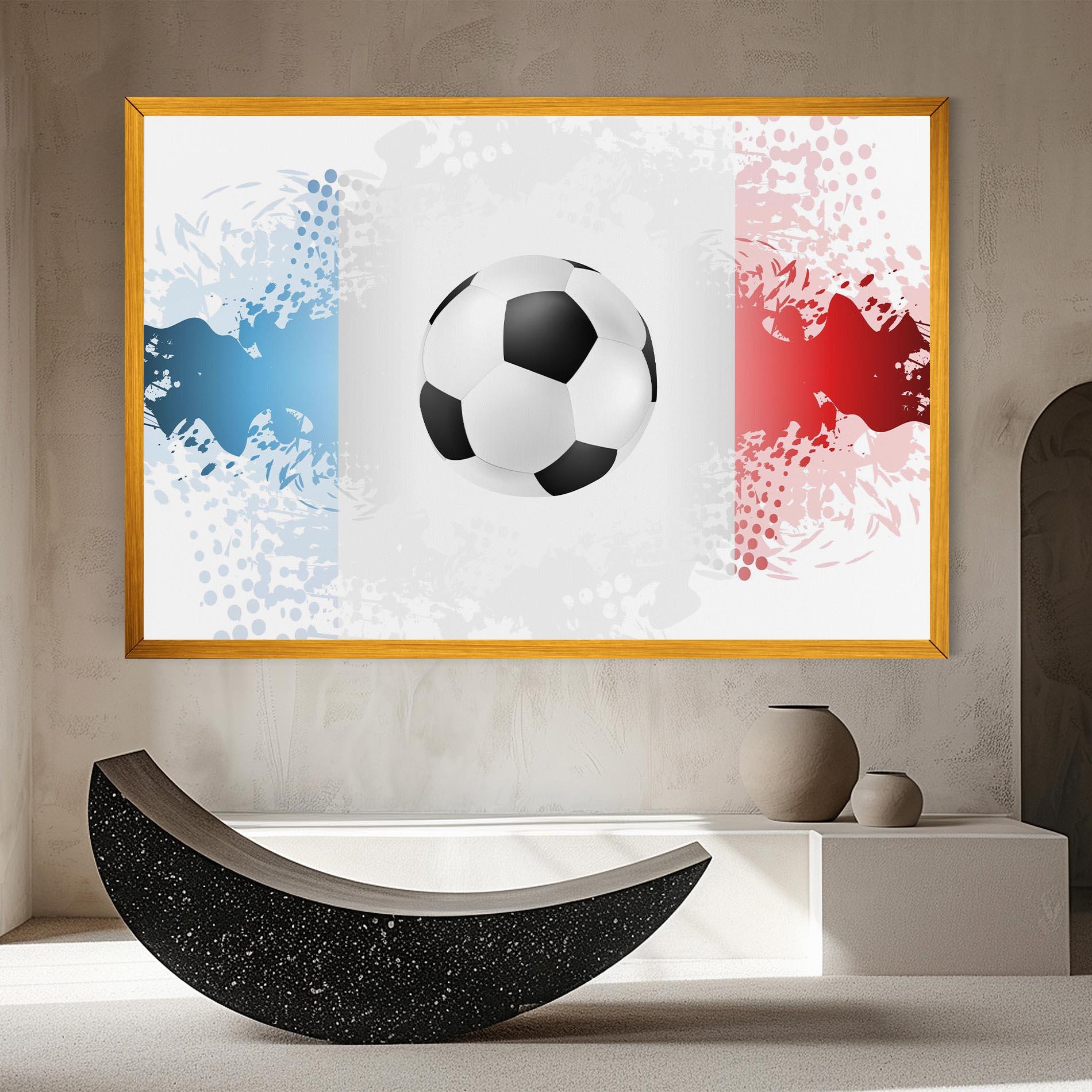 Leinwandbild France Football mockup 8