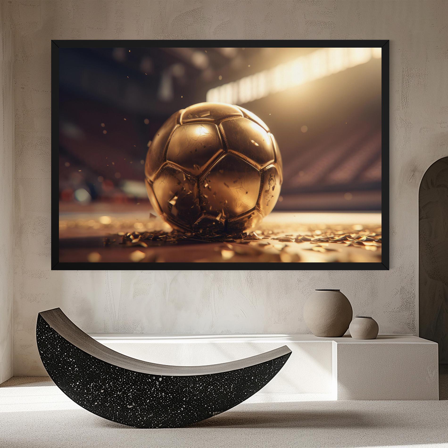Leinwandbild Award For Football mockup 8