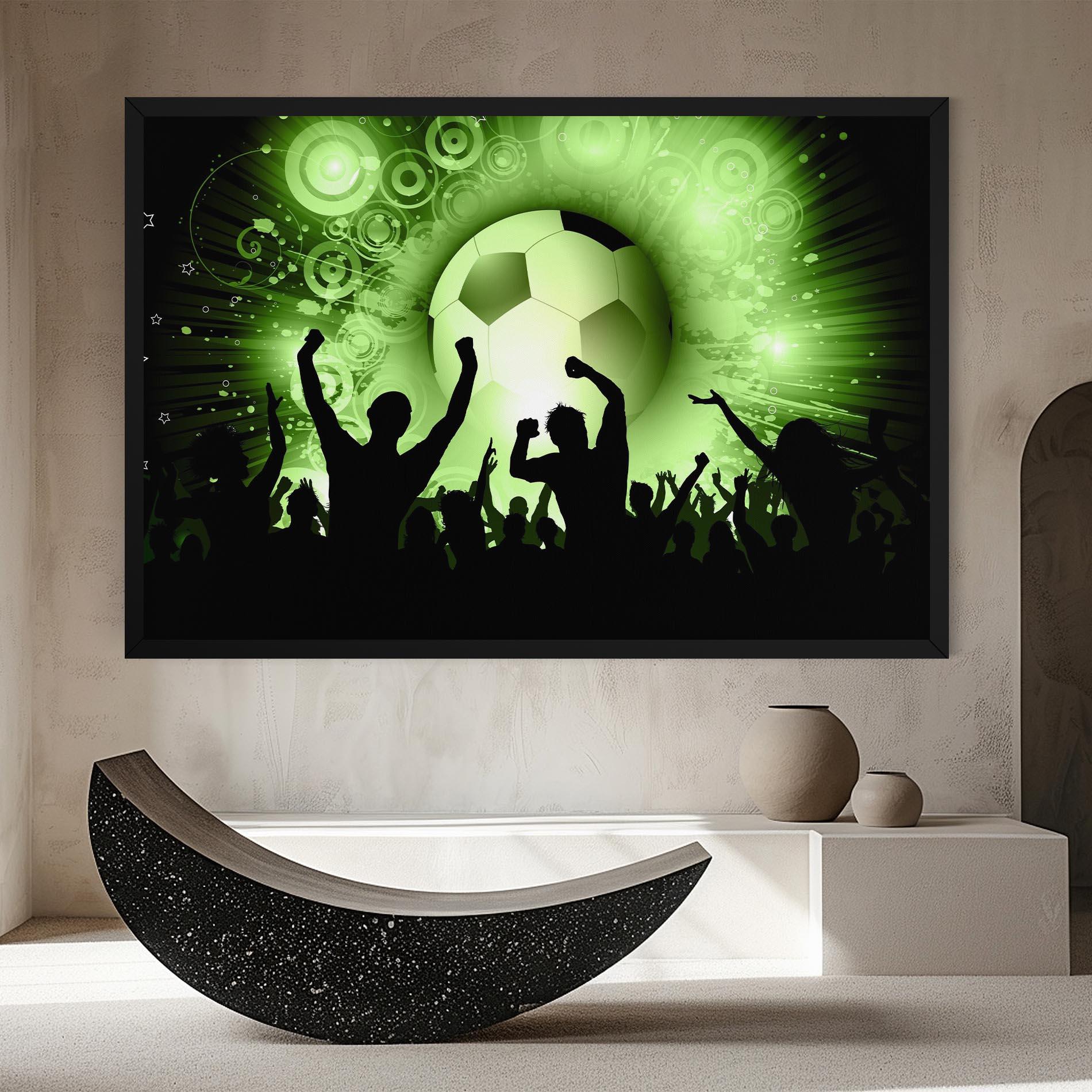 Leinwandbild Football Crowd mockup 8