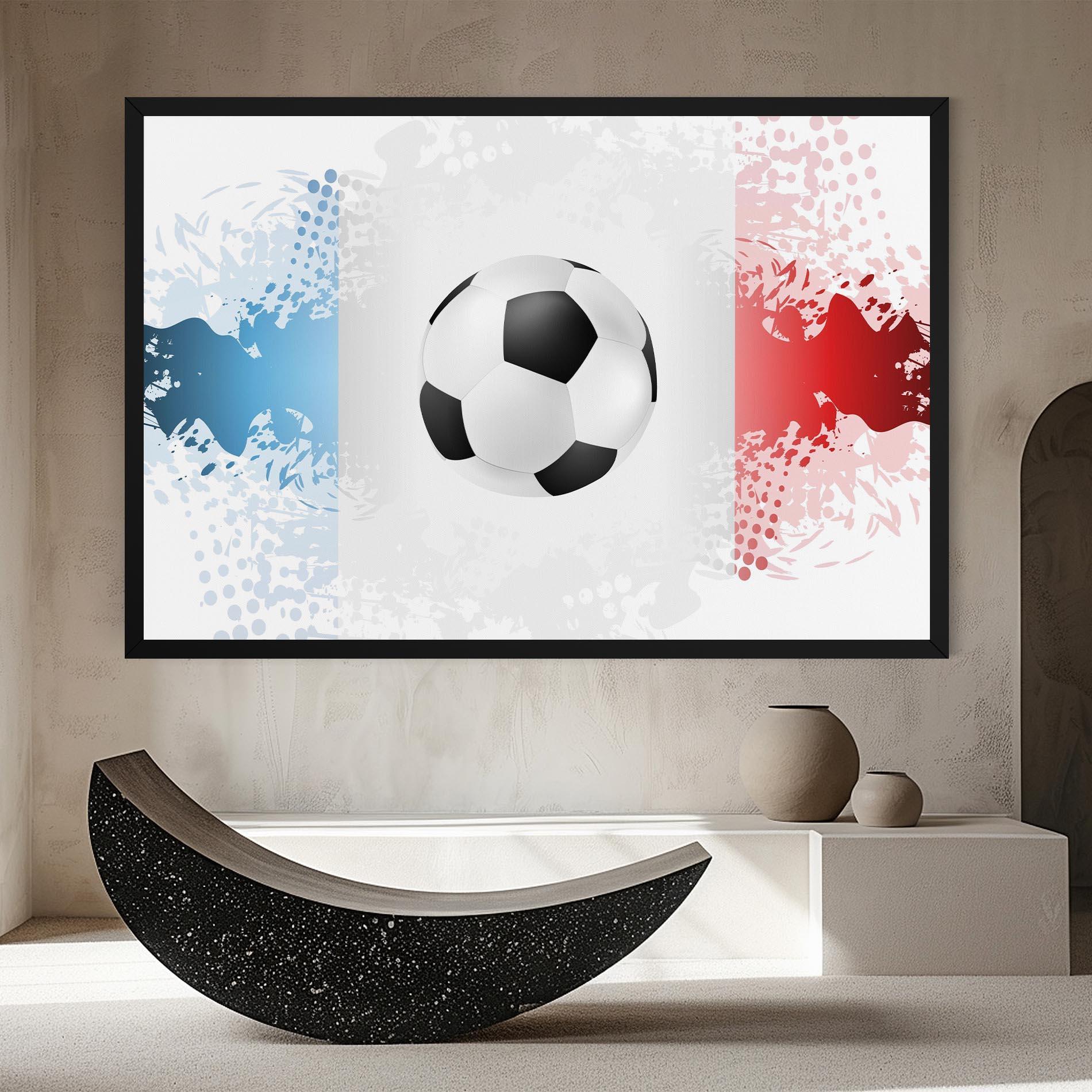 Leinwandbild France Football mockup 8