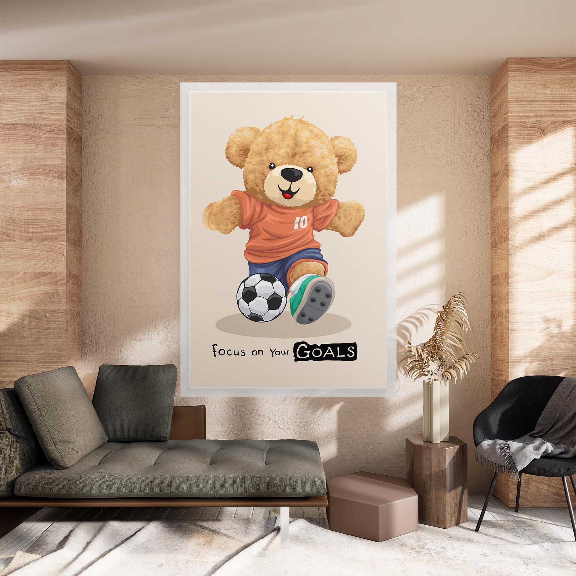 Leinwandbild Goals Focus mockup 8