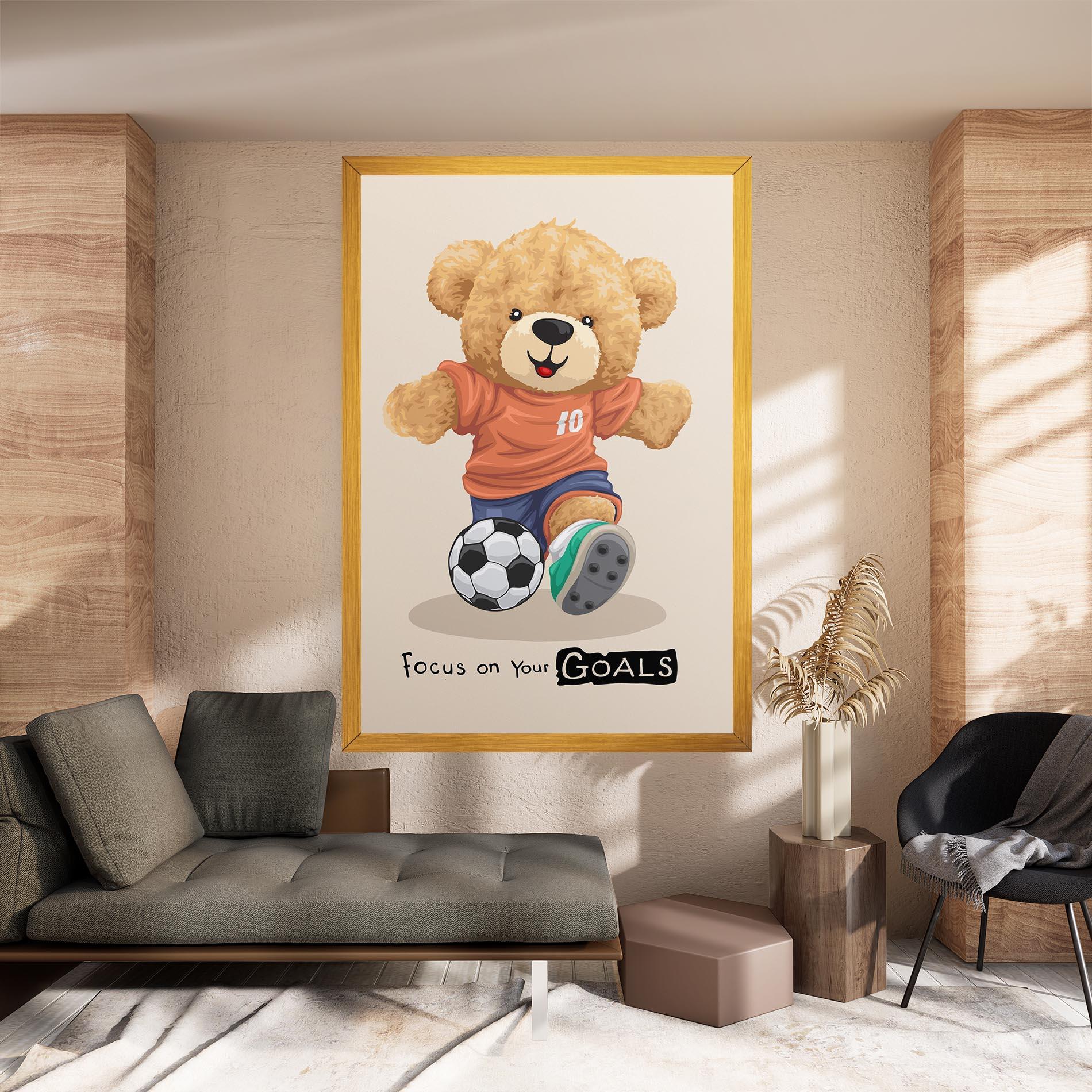 Leinwandbild Goals Focus mockup 8