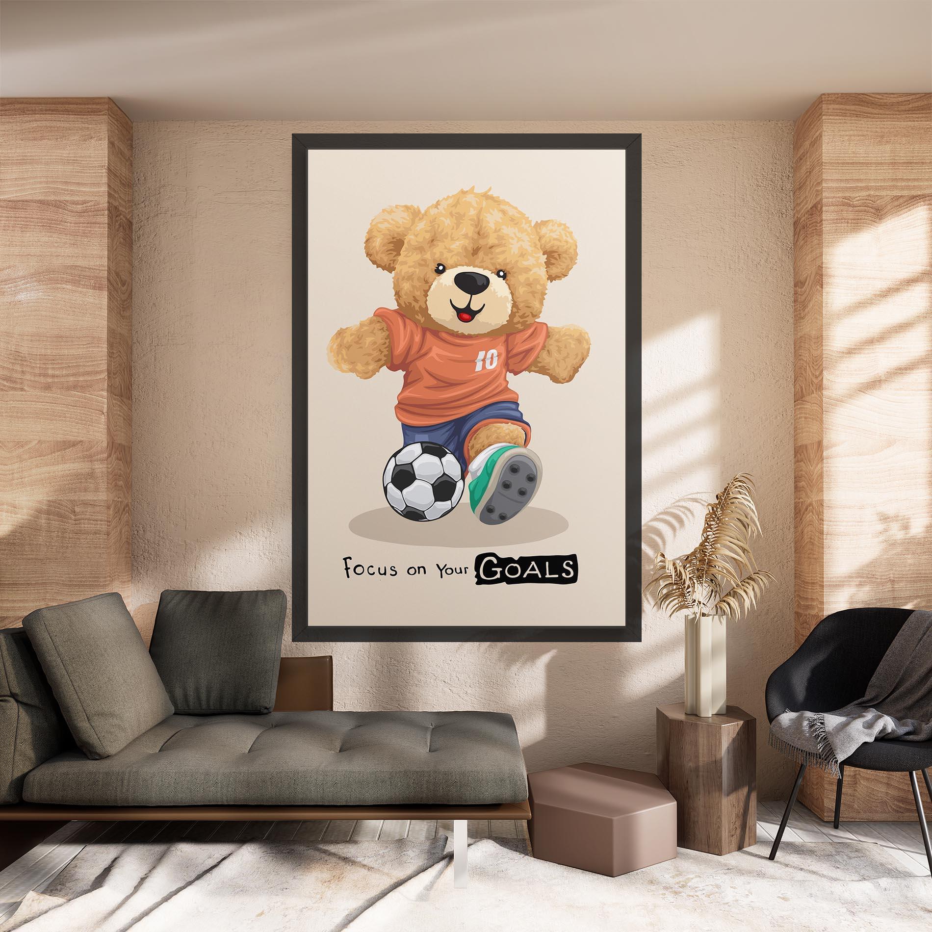 Leinwandbild Goals Focus mockup 8