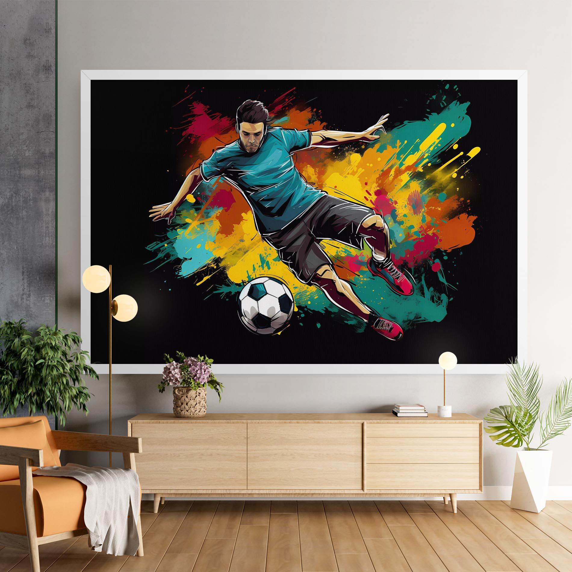 Leinwandbild Foot Force mockup 9