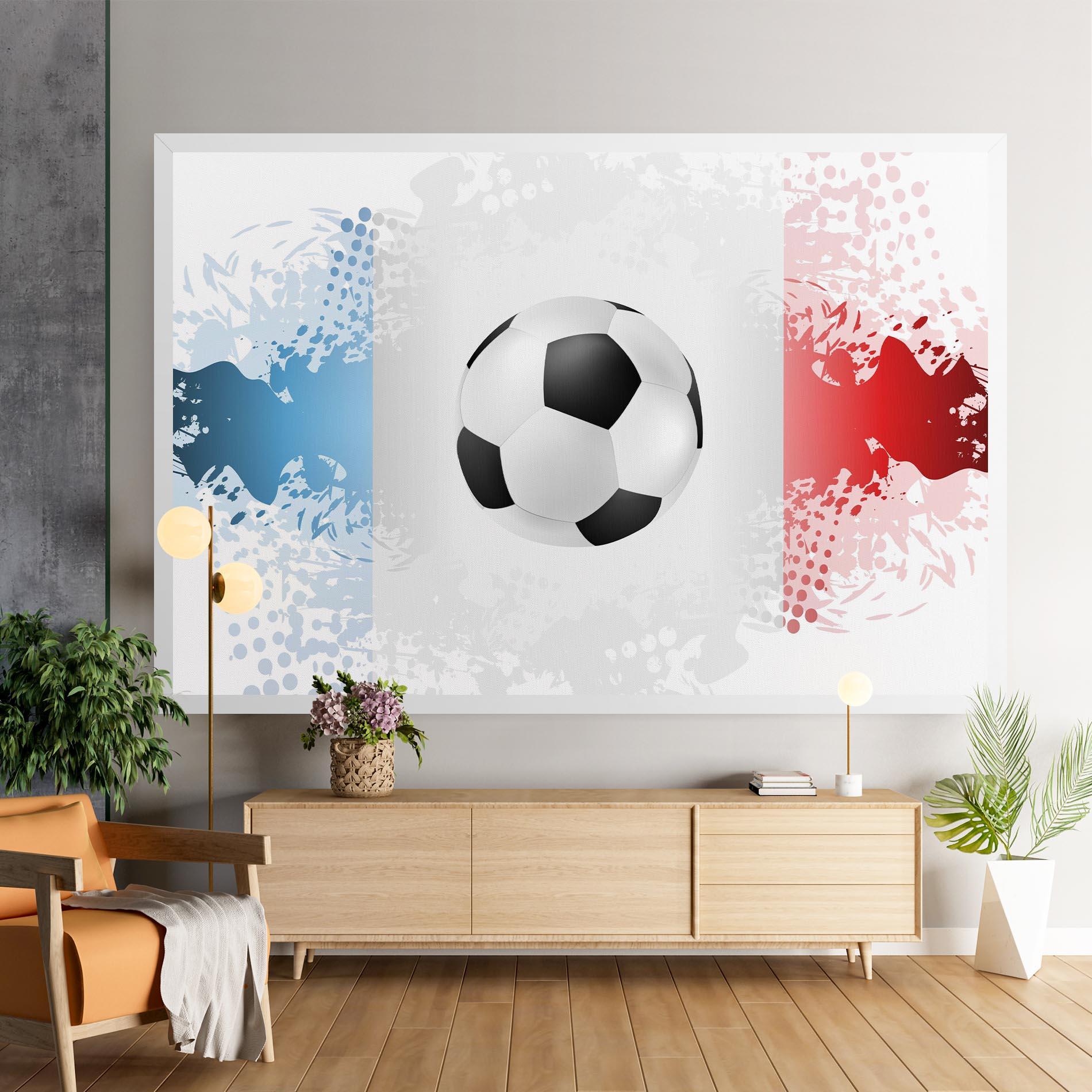 Leinwandbild France Football mockup 9