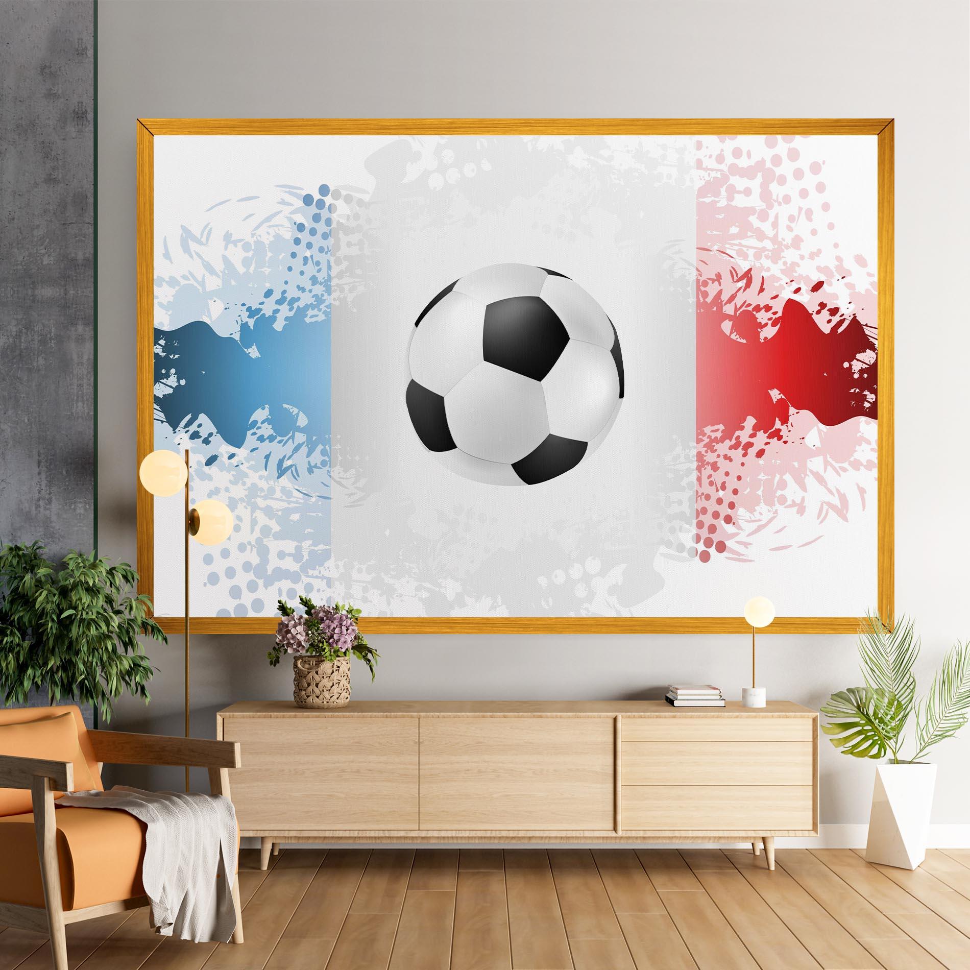 Leinwandbild France Football mockup 9