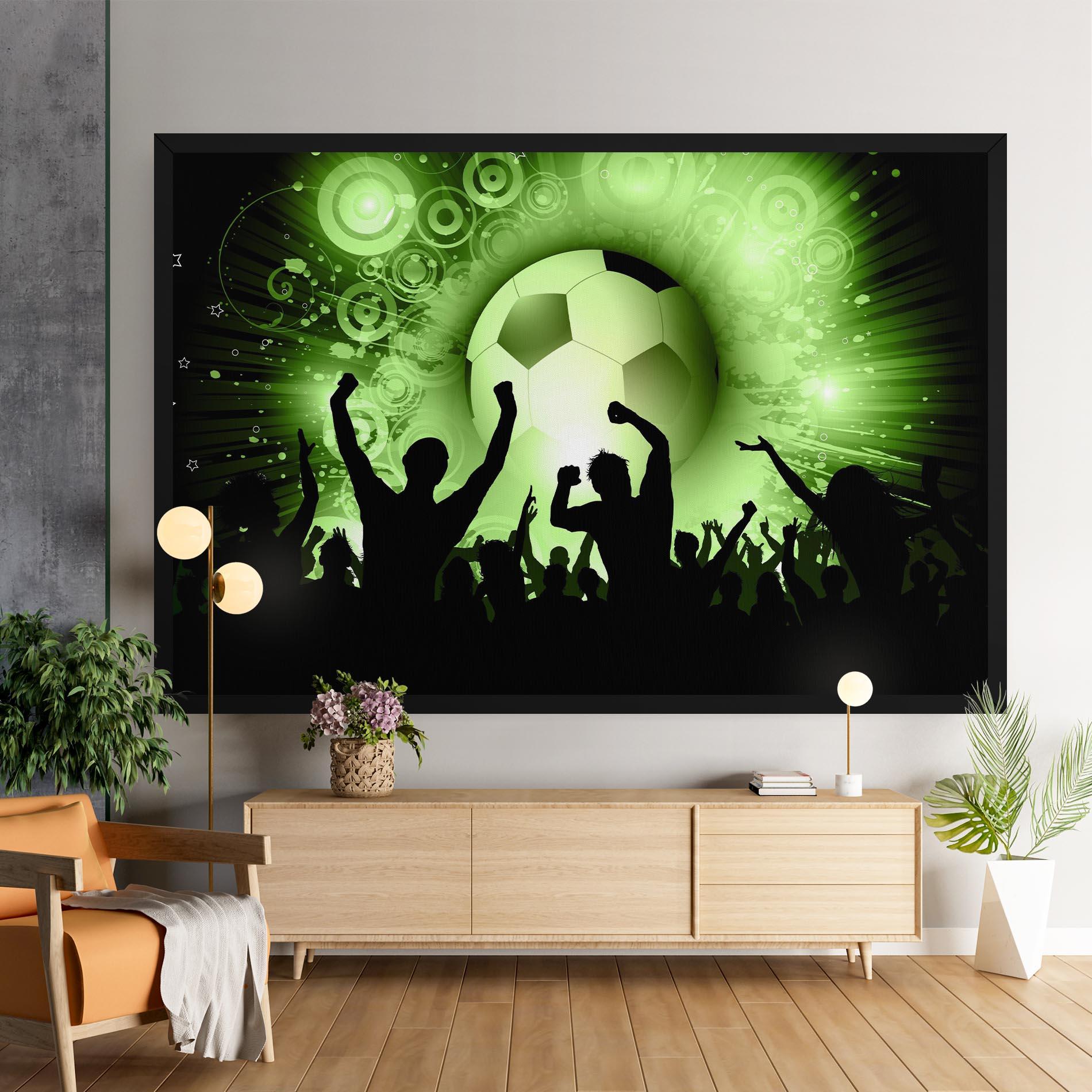 Leinwandbild Football Crowd mockup 9