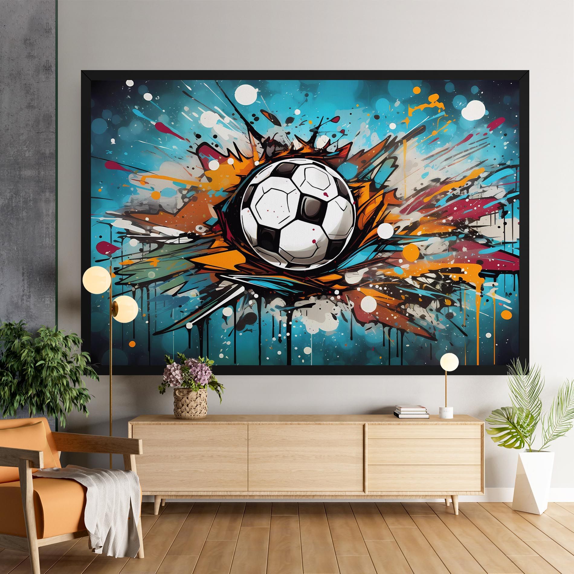 Football Graffiti Style mockup 9