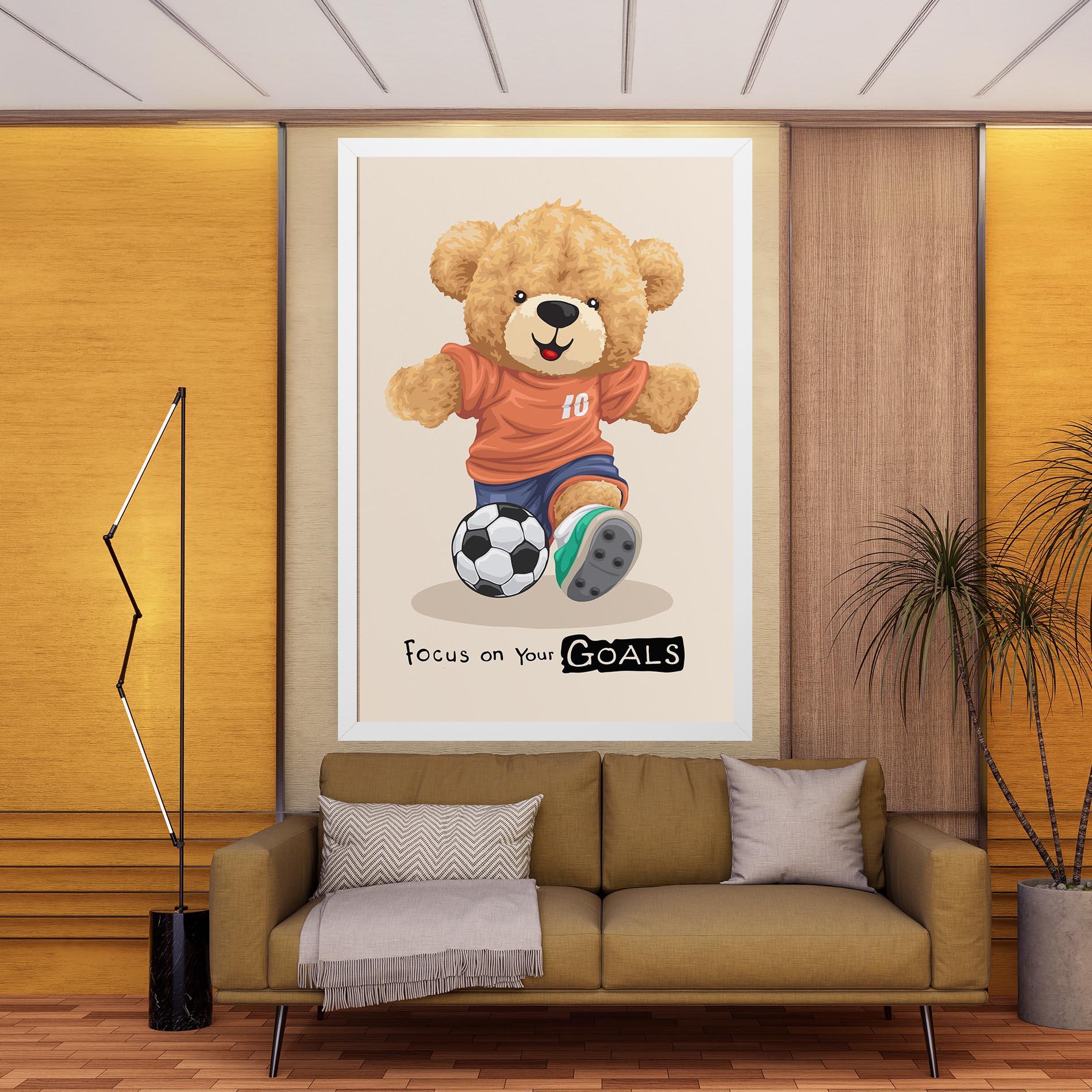 Leinwandbild Goals Focus mockup 9