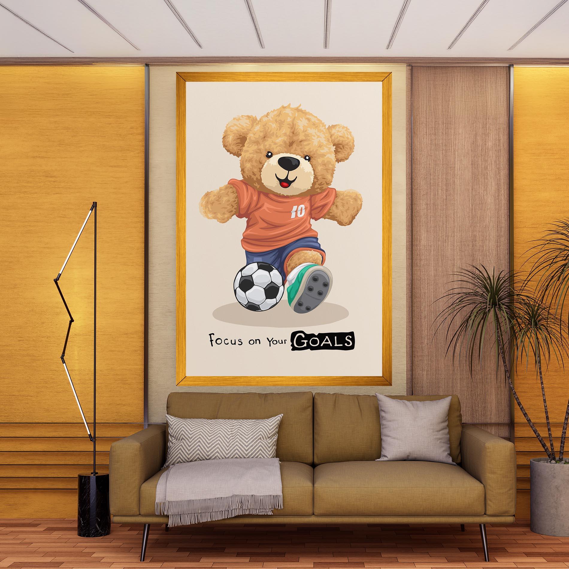 Leinwandbild Goals Focus mockup 9