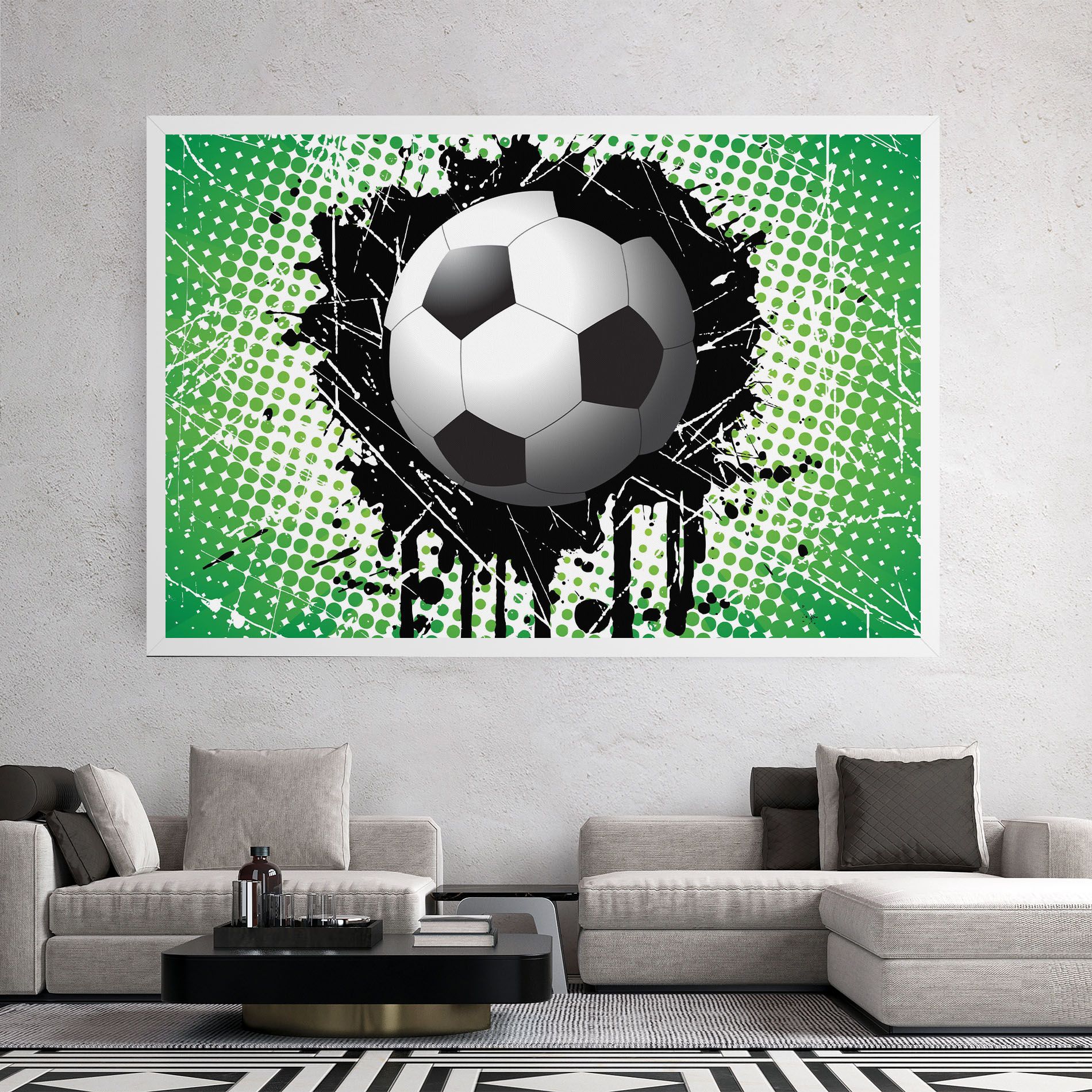 Green Black Football mockup 2