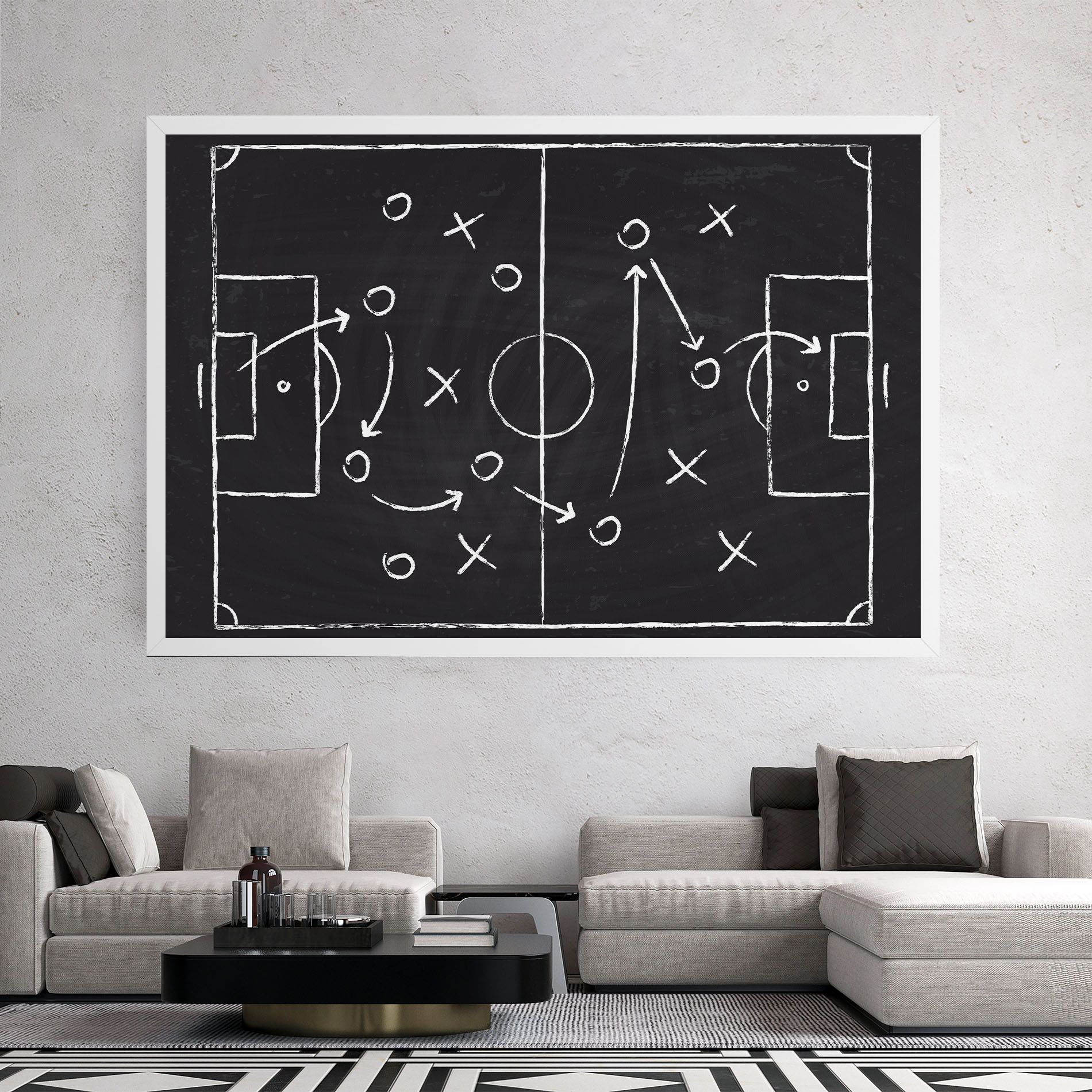 Grey Board Football mockup 2