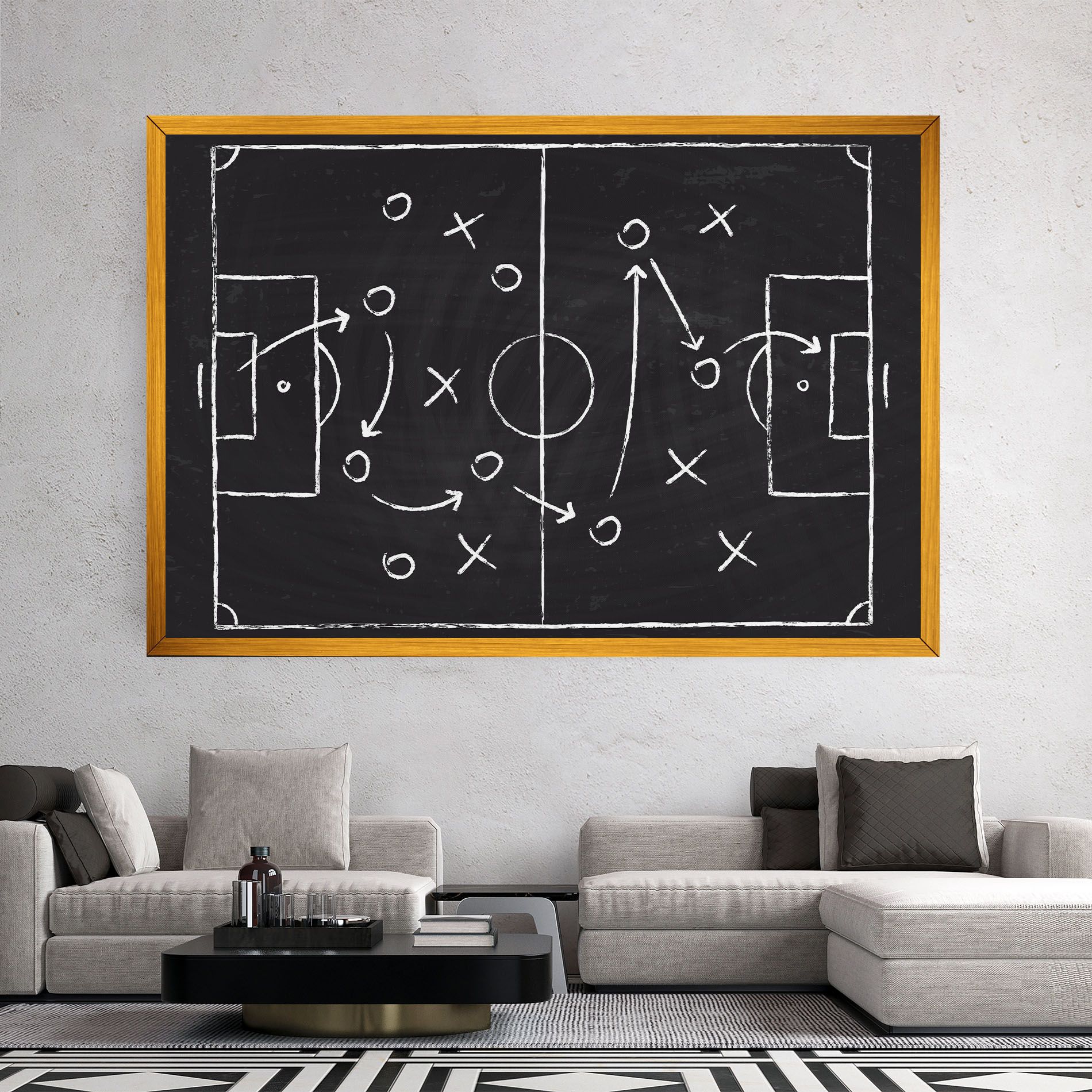 Grey Board Football mockup 2