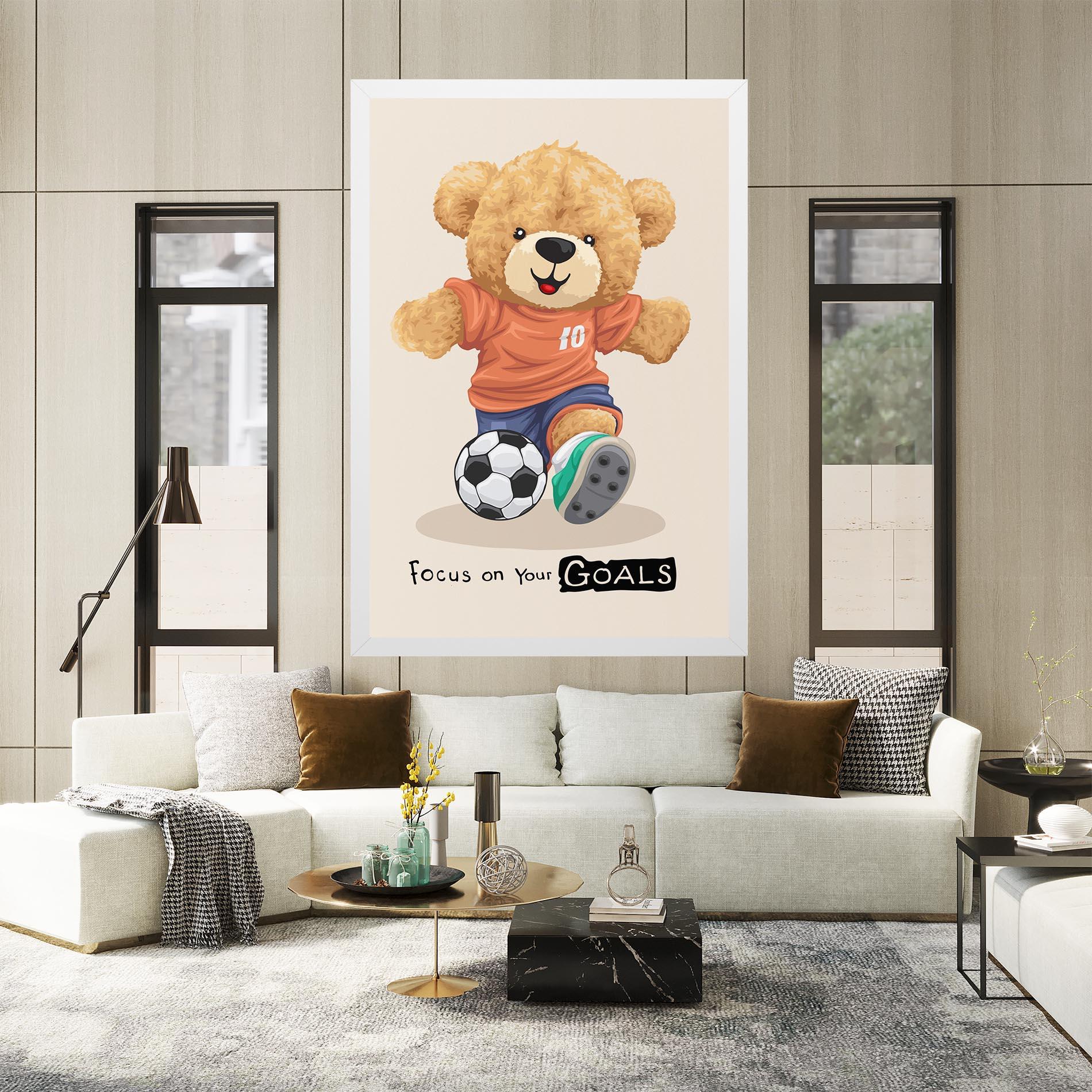 Leinwandbild Goals Focus mockup 2