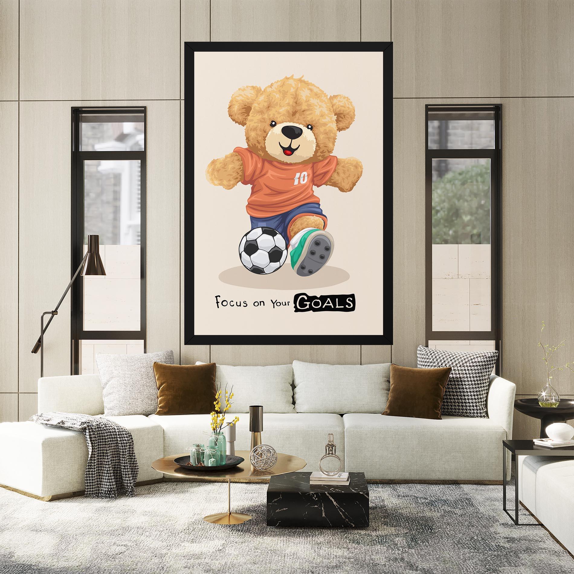 Leinwandbild Goals Focus mockup 2