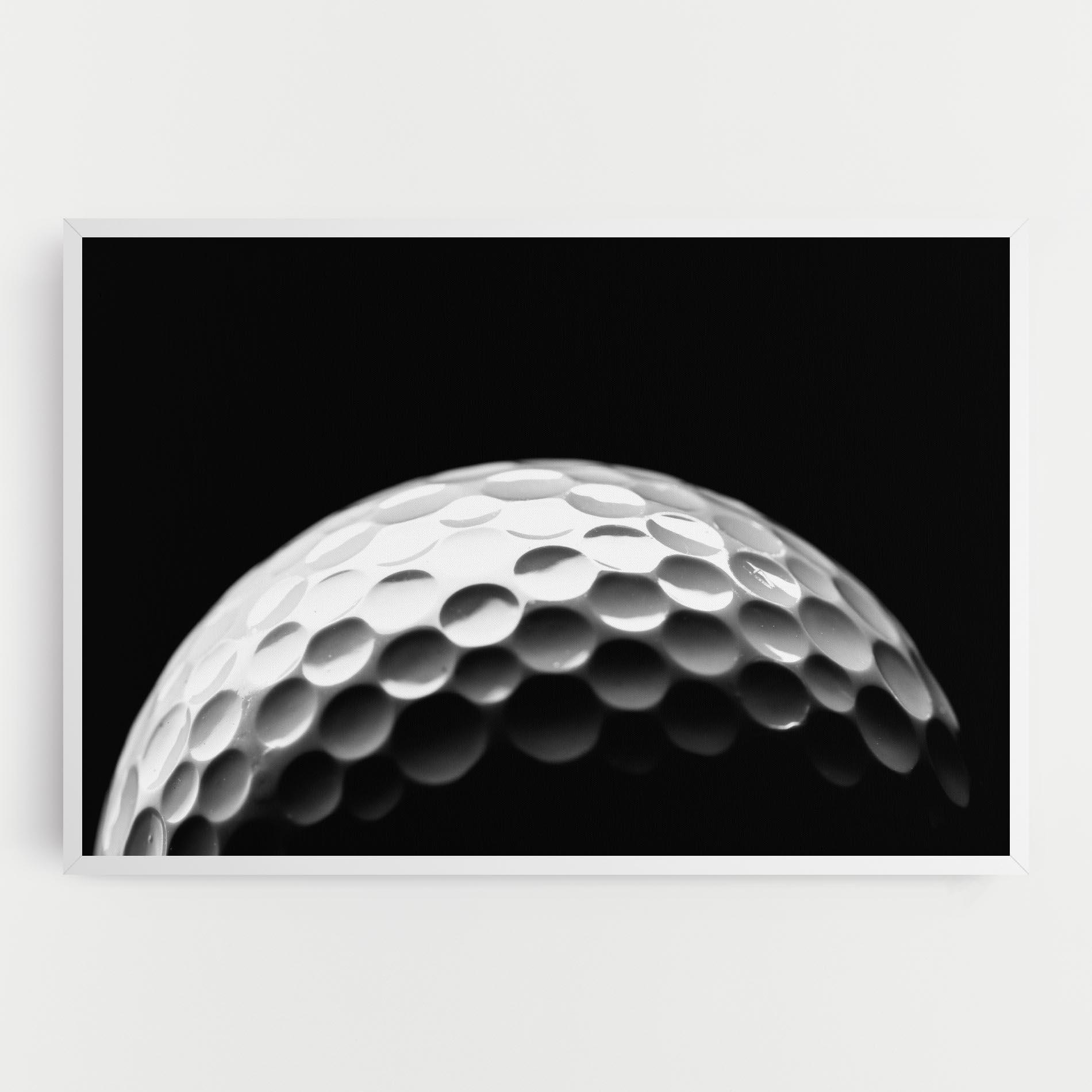 Leinwandbild Golf Ball Close Up mockup 0