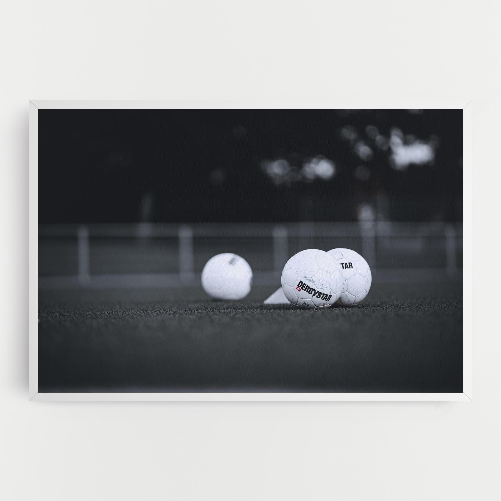 Leinwandbild Golf Ball On Grey mockup 0