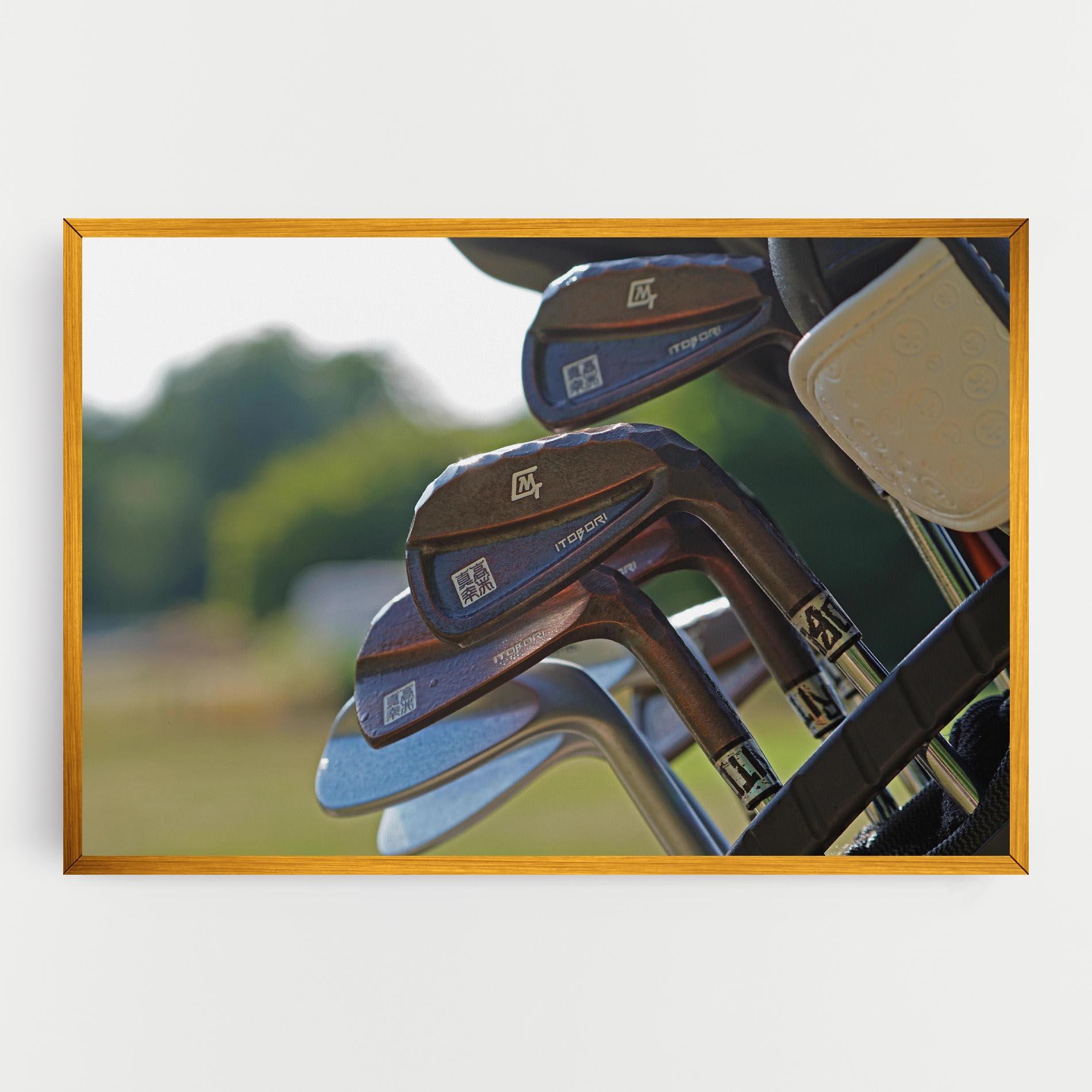 Leinwandbild Brown Golf Club mockup 0