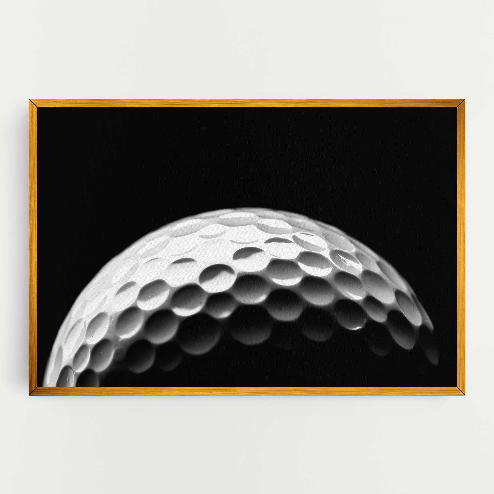 Leinwandbild Golf Ball Close Up mockup 0