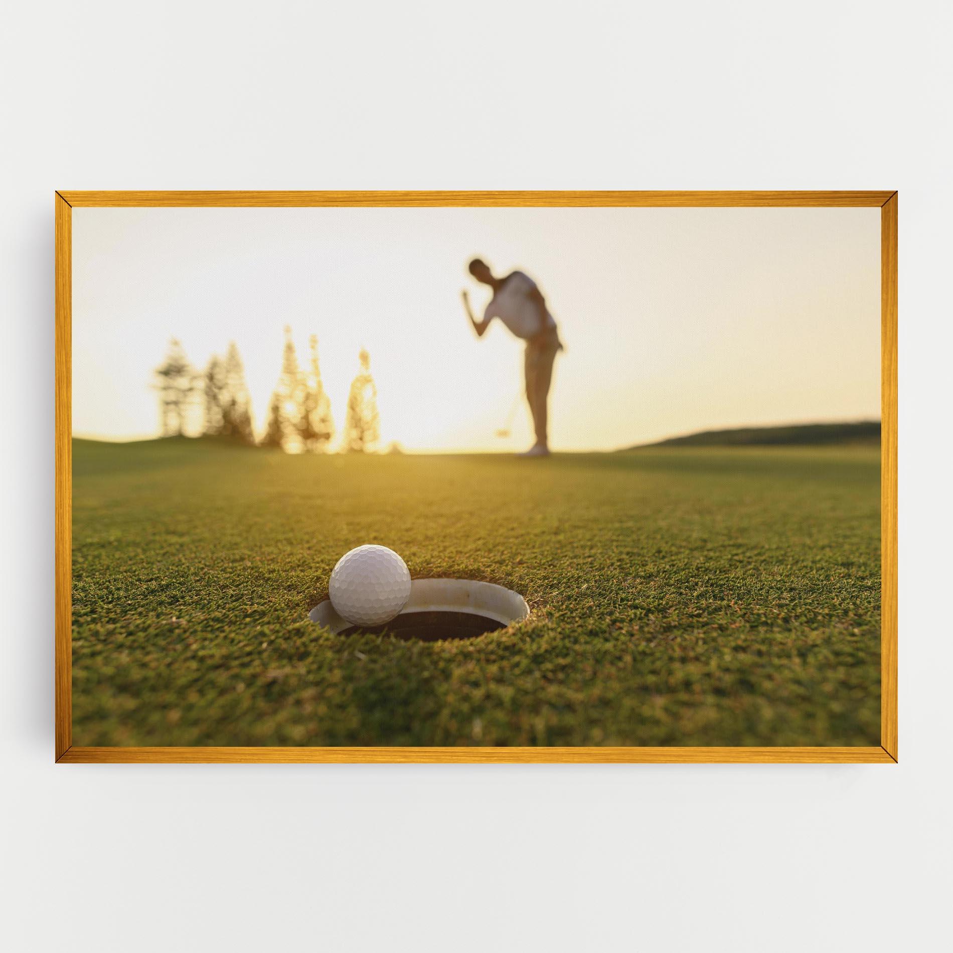 Leinwandbild Golfer Concept mockup 0