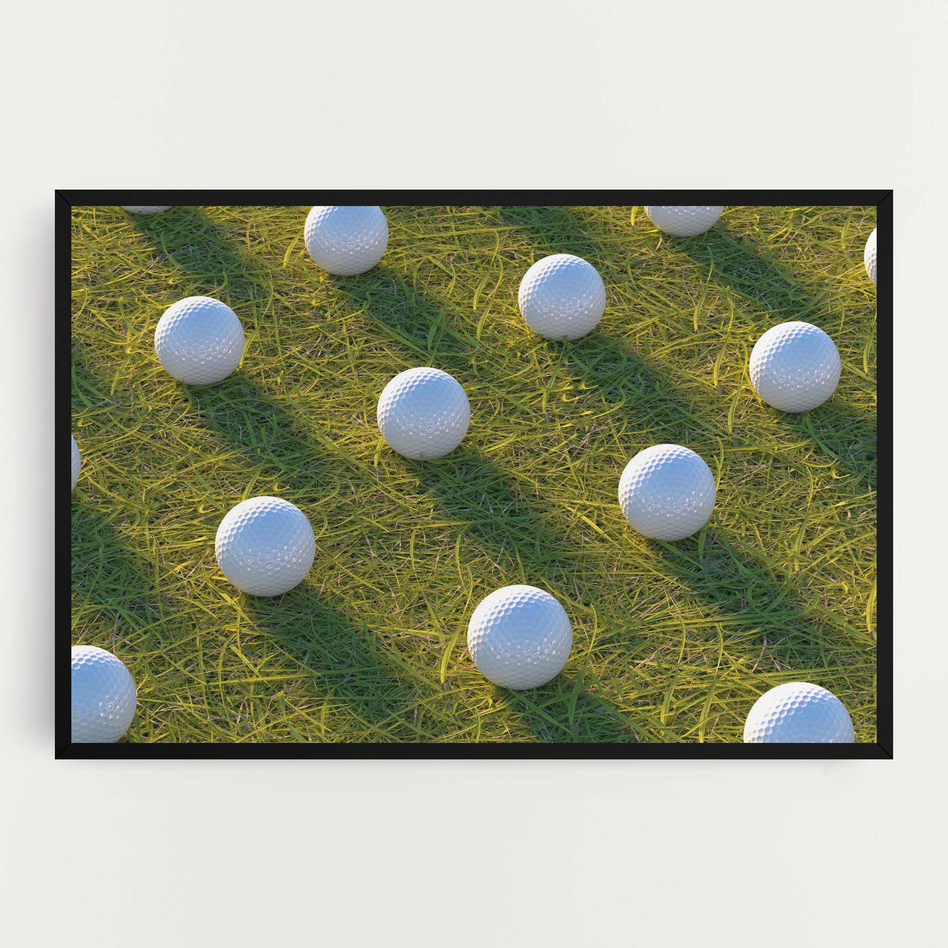 Golf Ball On Grass mockup 0